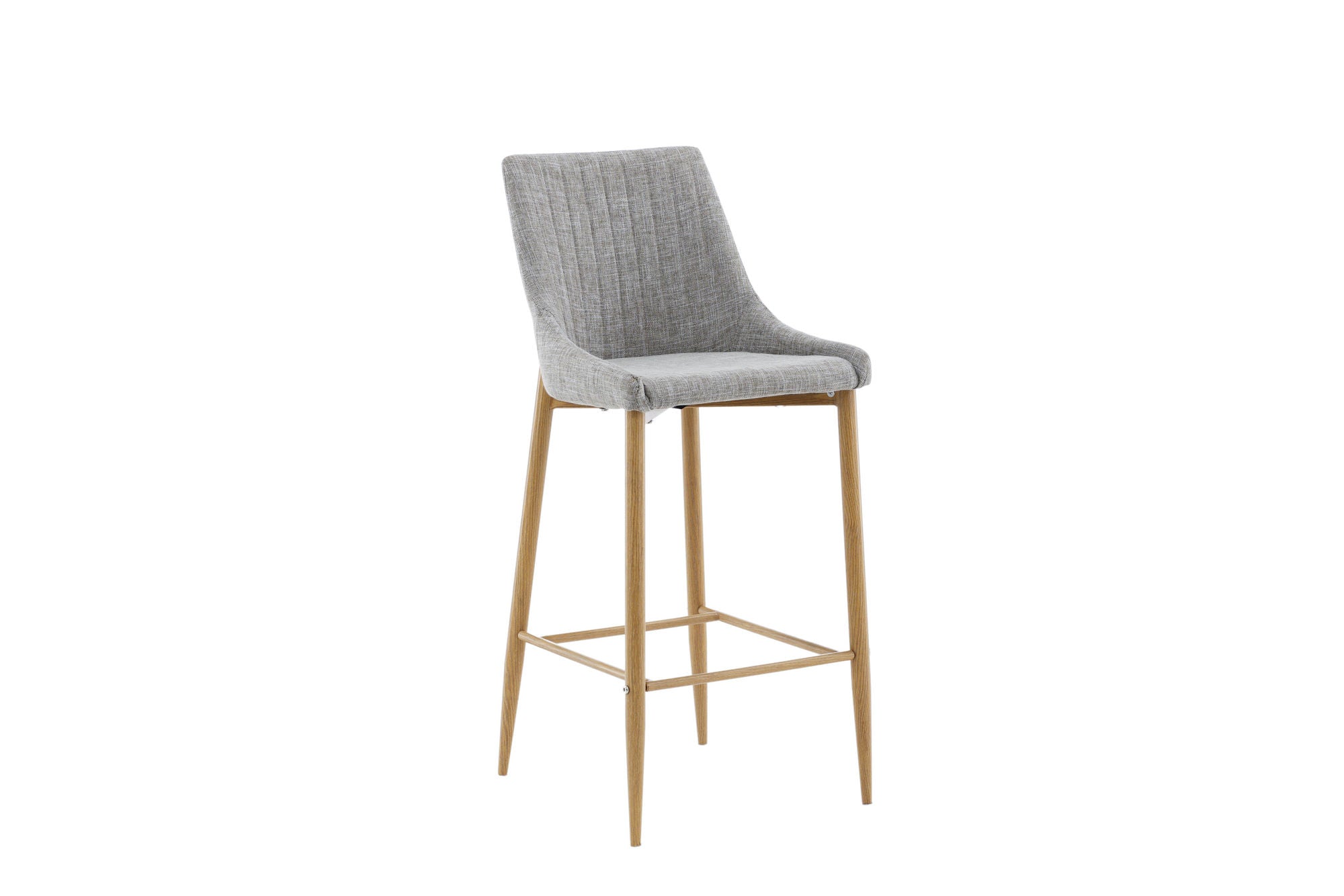 Venture Home Plaza - Bar stool 2-pack - Oak/Light grey