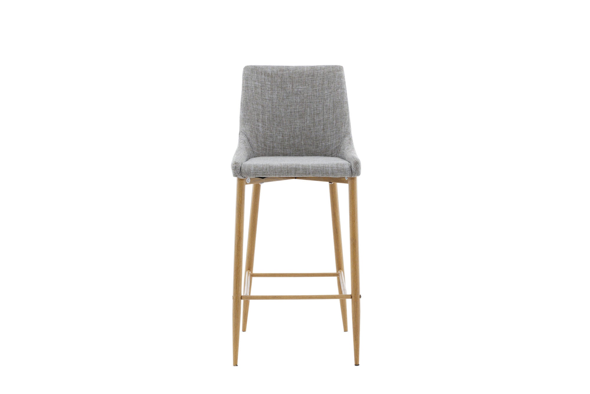 Venture Home Plaza - Bar stool 2-pack - Oak/Light grey