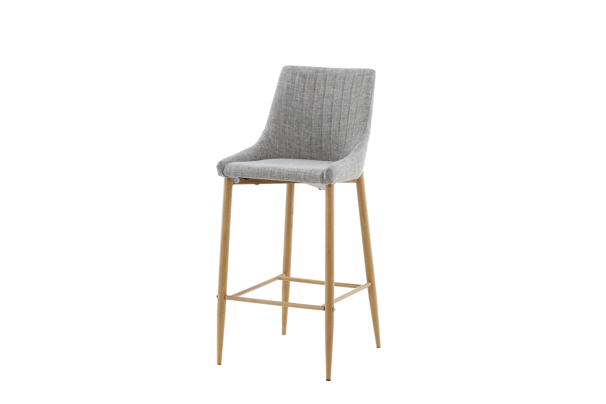 Venture Home Plaza - Bar stool 2-pack - Oak/Light grey