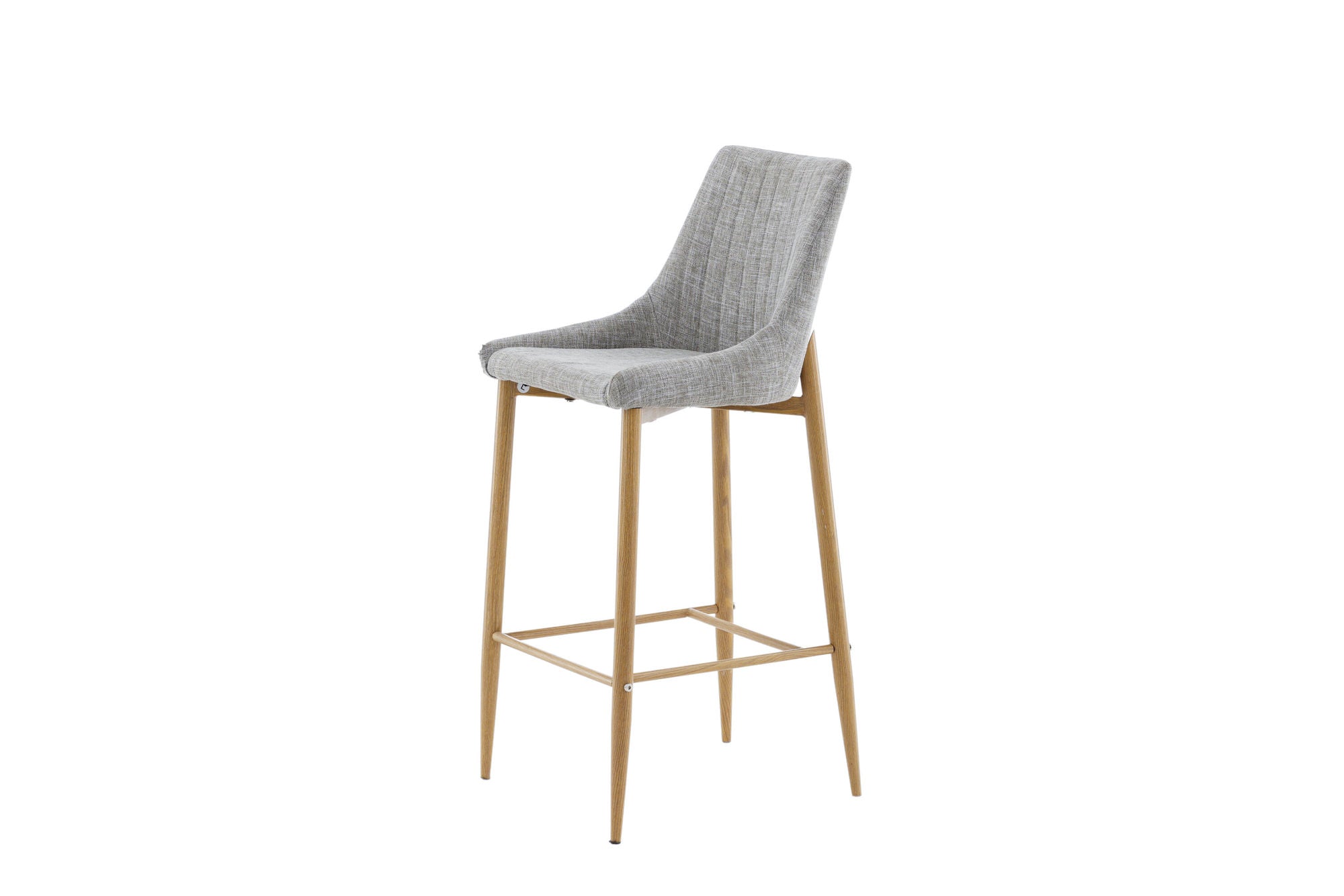 Venture Home Plaza - Bar stool 2-pack - Oak/Light grey