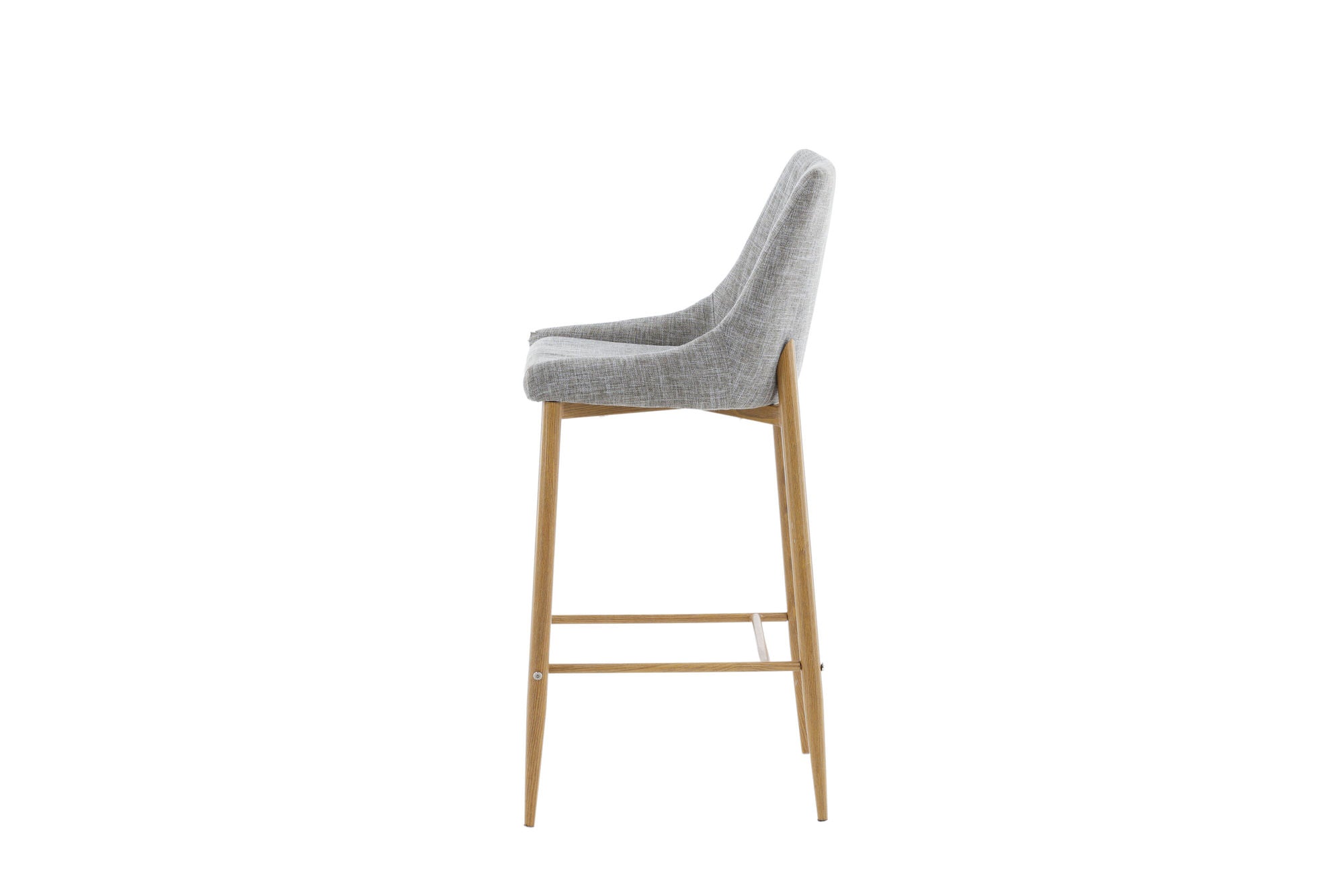 Venture Home Plaza - Bar stool 2-pack - Oak/Light grey