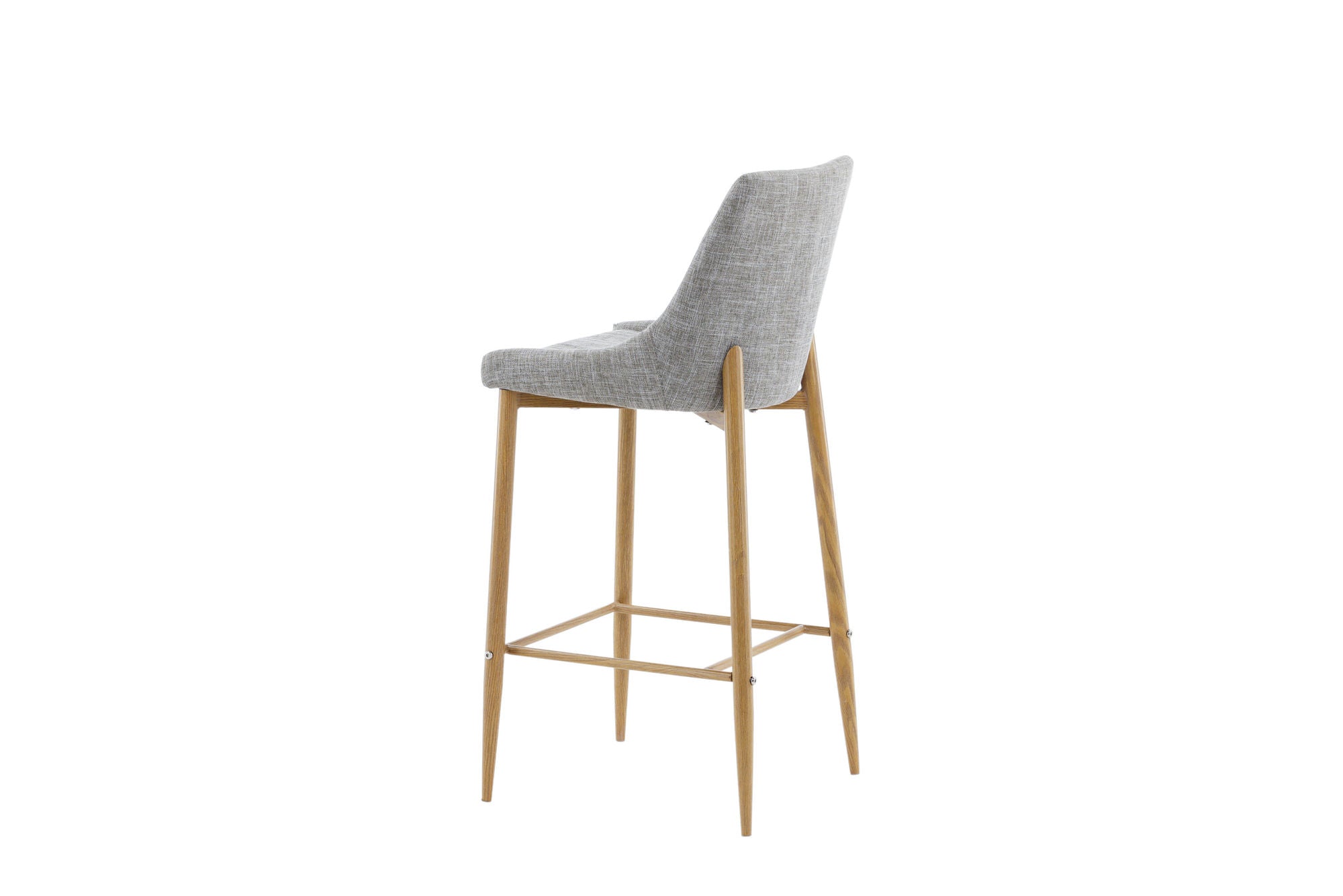 Venture Home Plaza - Bar stool 2-pack - Oak/Light grey