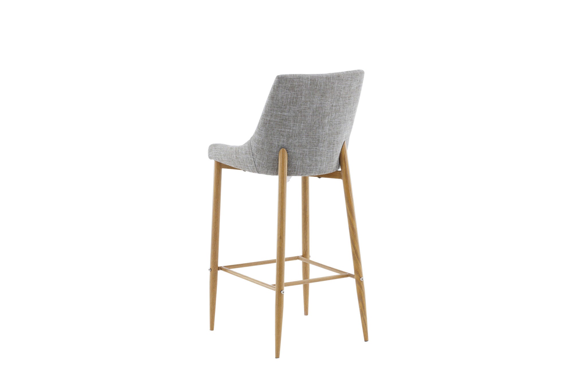 Venture Home Plaza - Bar stool 2-pack - Oak/Light grey