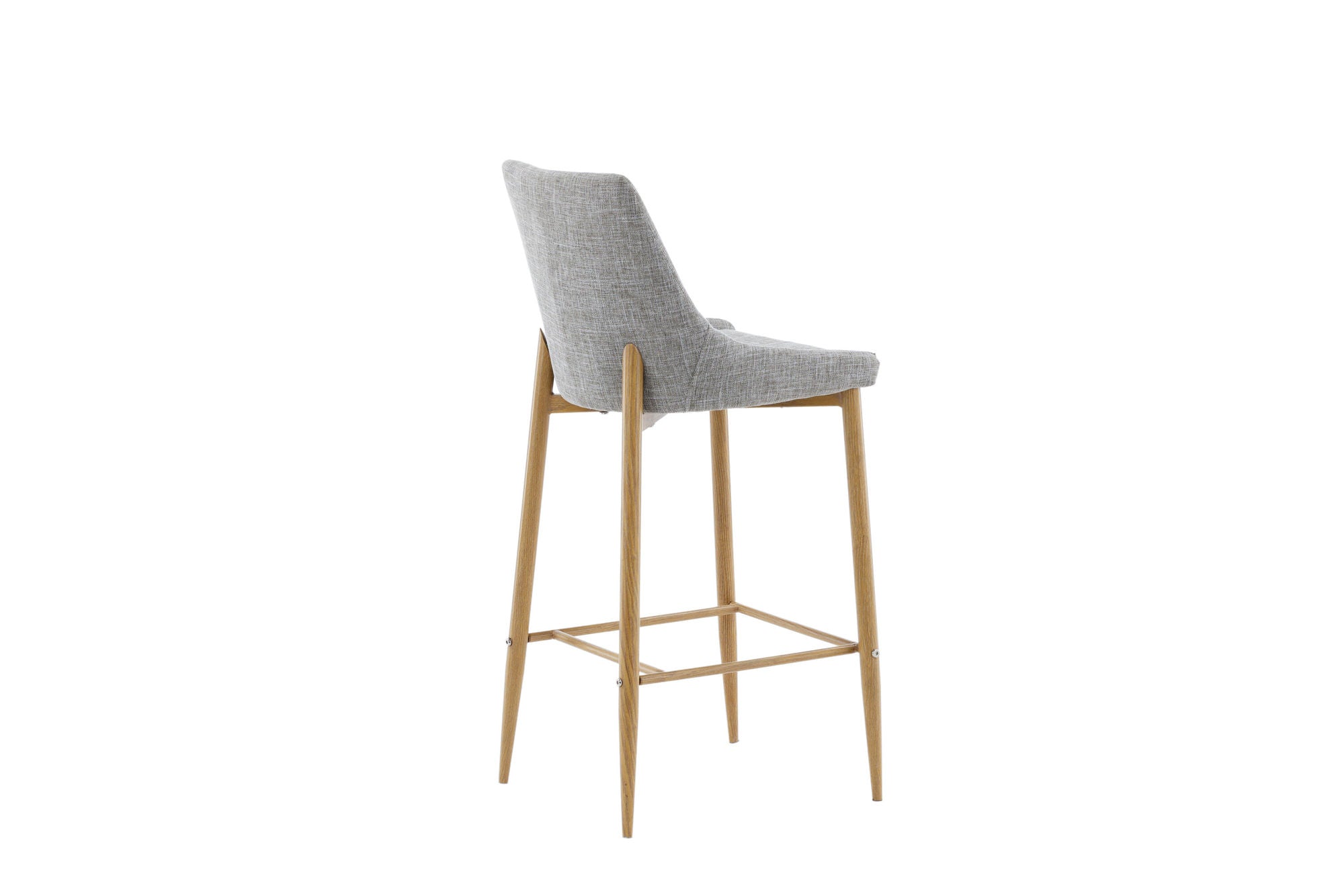 Venture Home Plaza - Bar stool 2-pack - Oak/Light grey