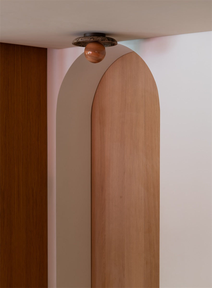 Tivoli dia.25cm disc, brun, loftlampe