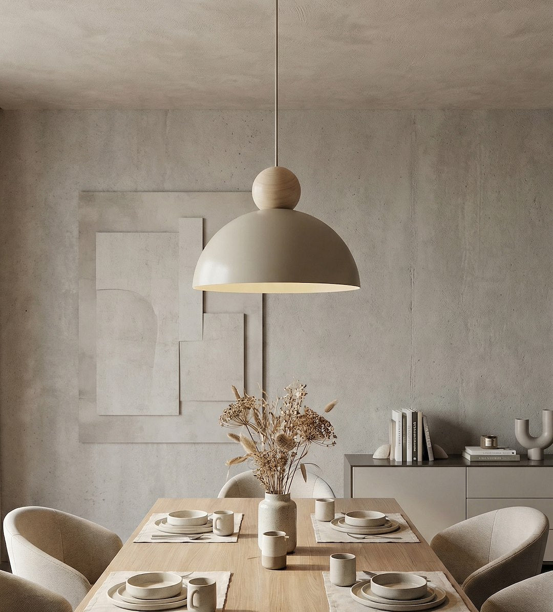 kaki 1 m mokka Loftlampe