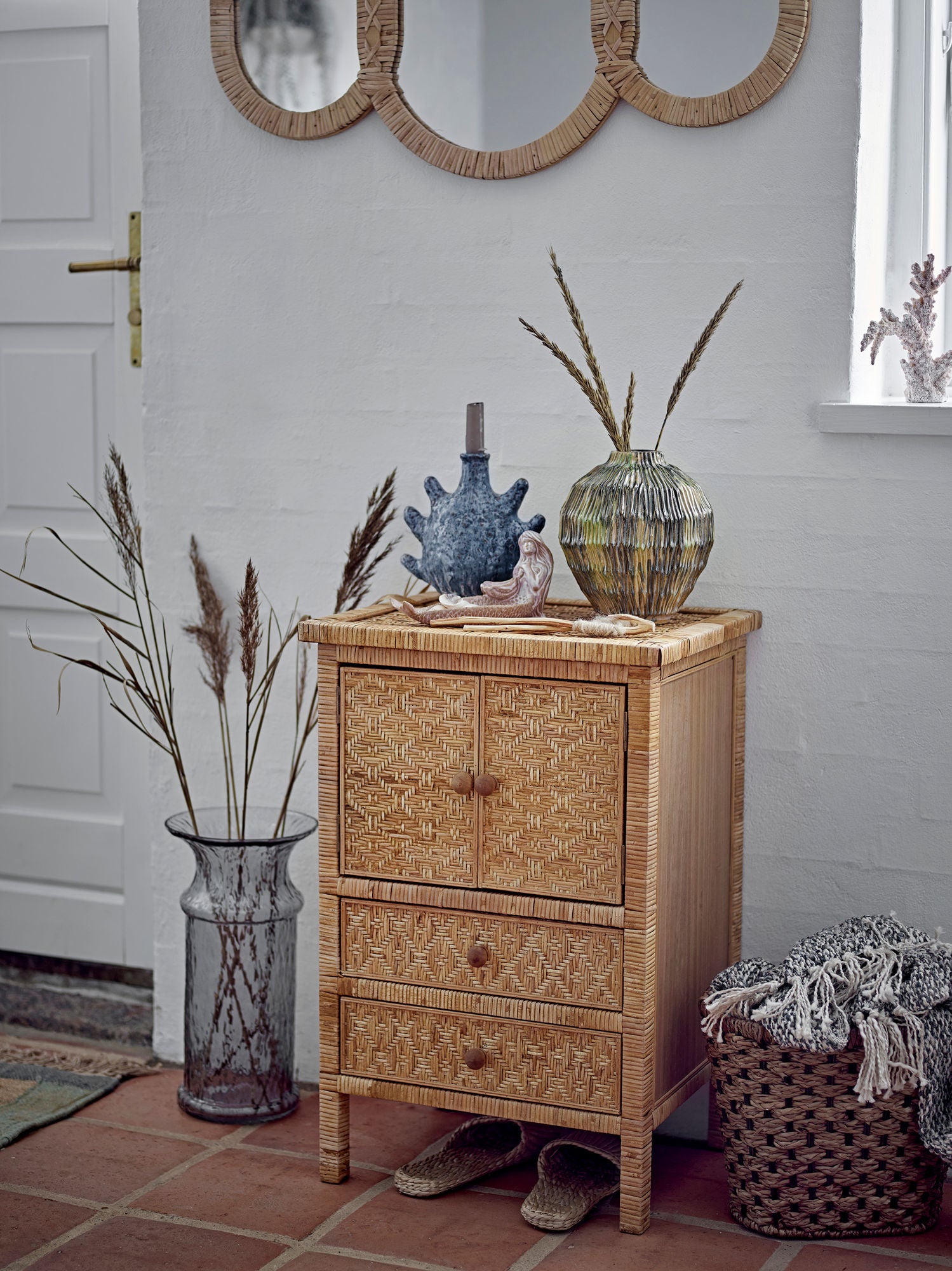 Creative Collection Lorris Kommode, Natur, Rattan