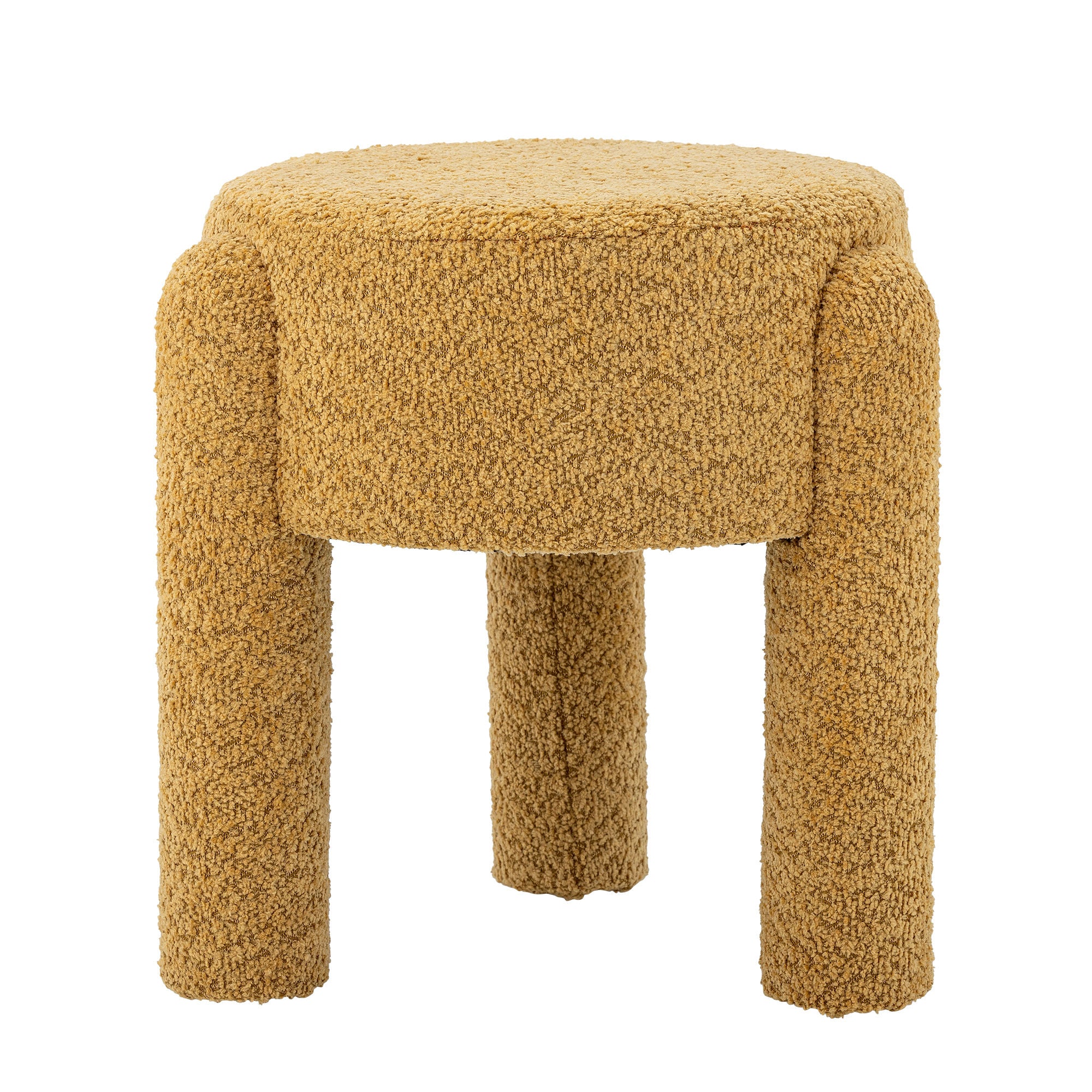 Bloomingville Bruno Taburet, Gul, Polyester