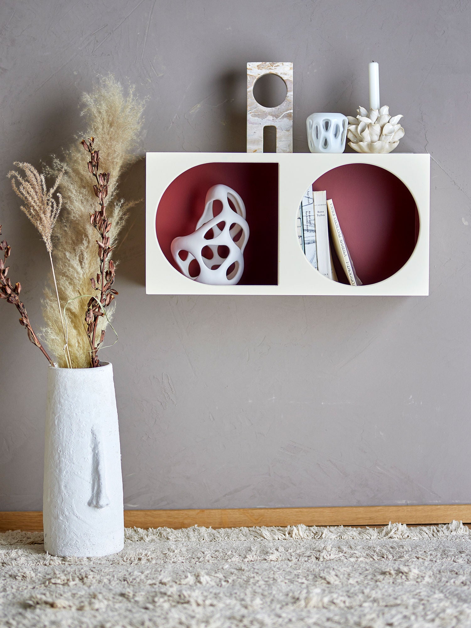 Bloomingville Graphia Bogreol, Hvid, MDF