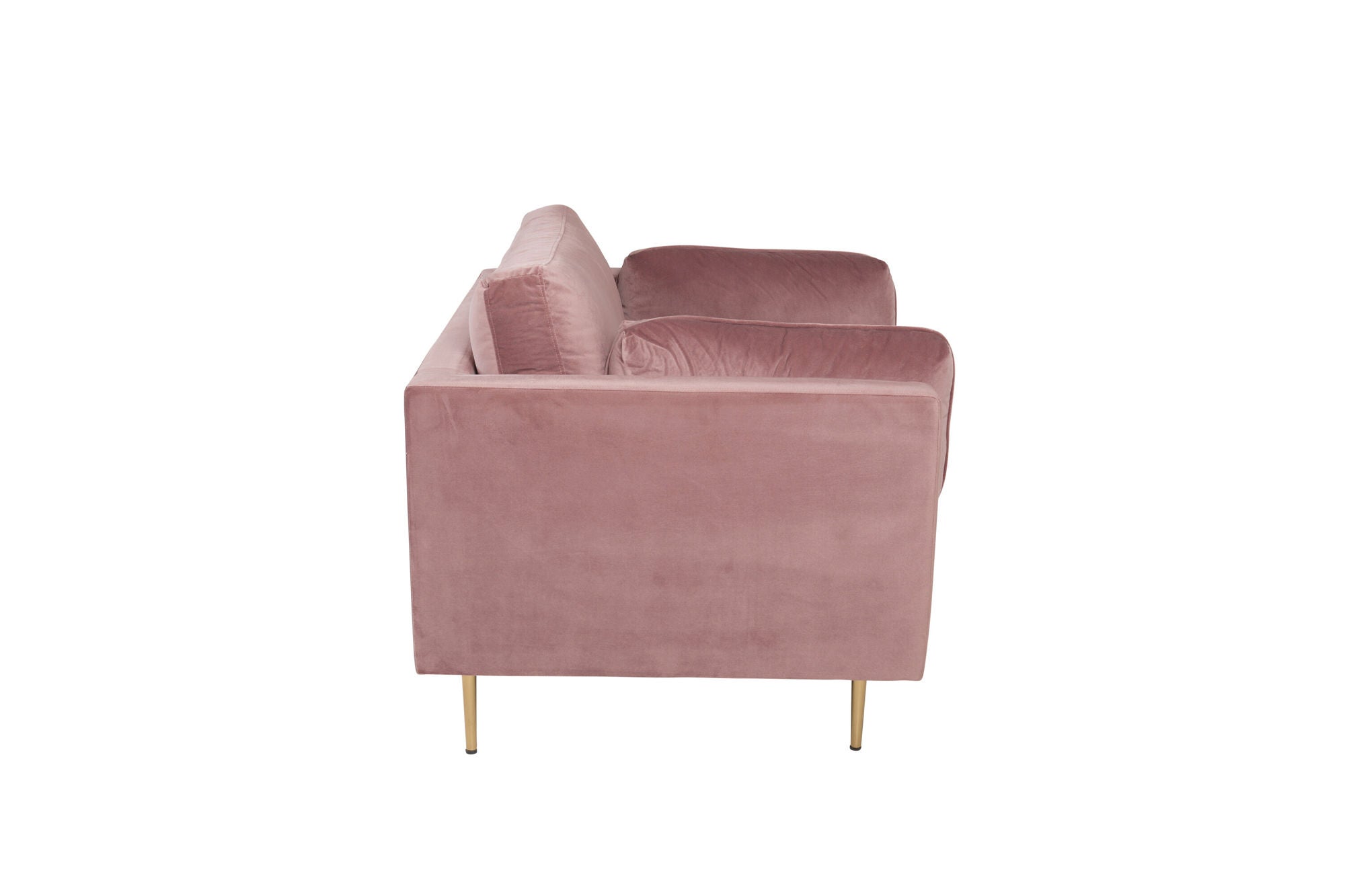 Venture Home Boom - Single stol Velvet - Dusty pink