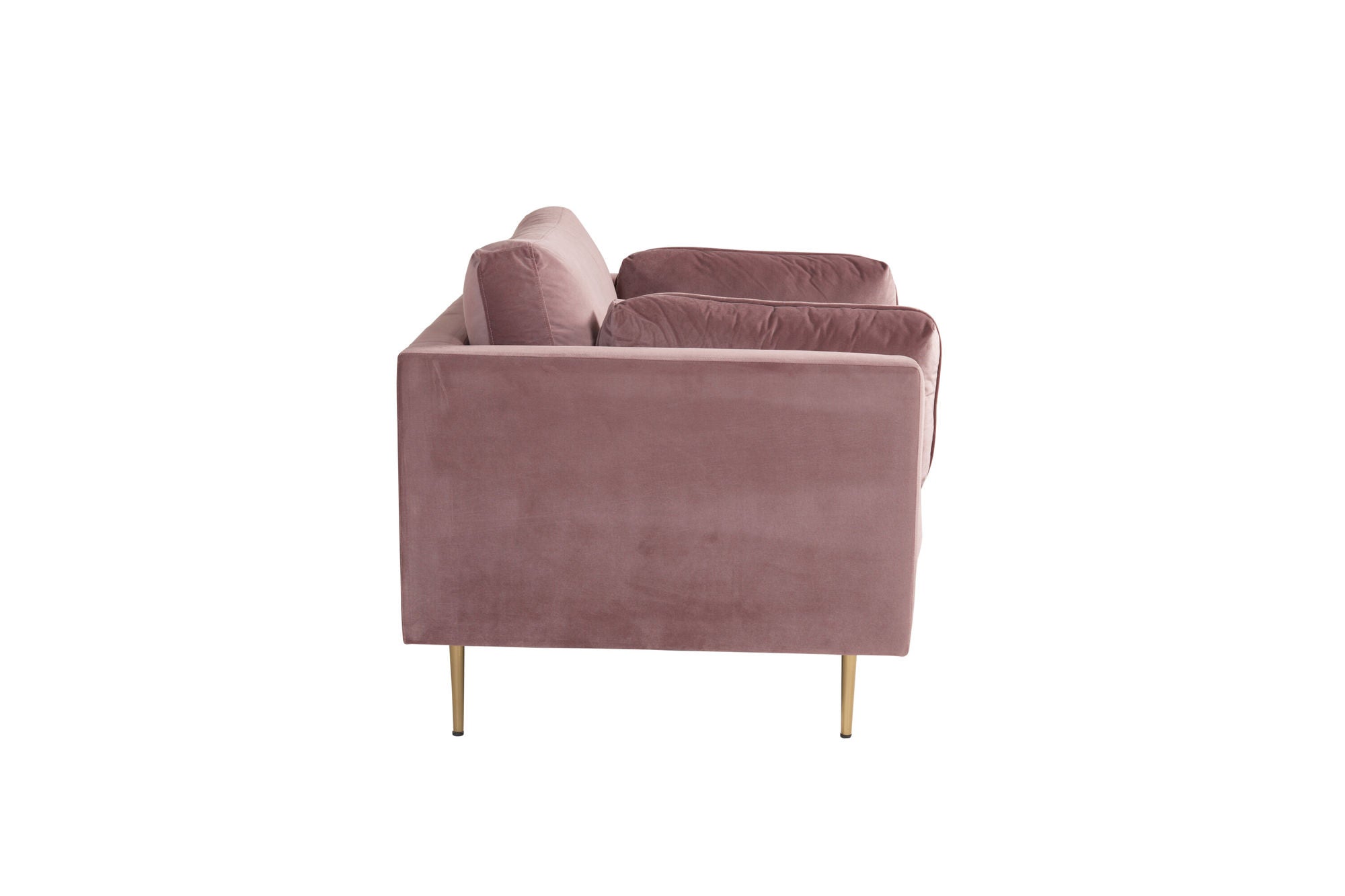Venture Home Boom - Single stol Velvet - Dusty pink
