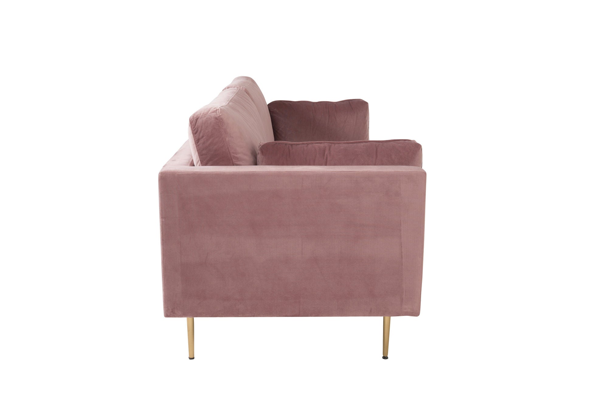 Venture Home Boom - 3 seat sofa Velvet - Dusty pink