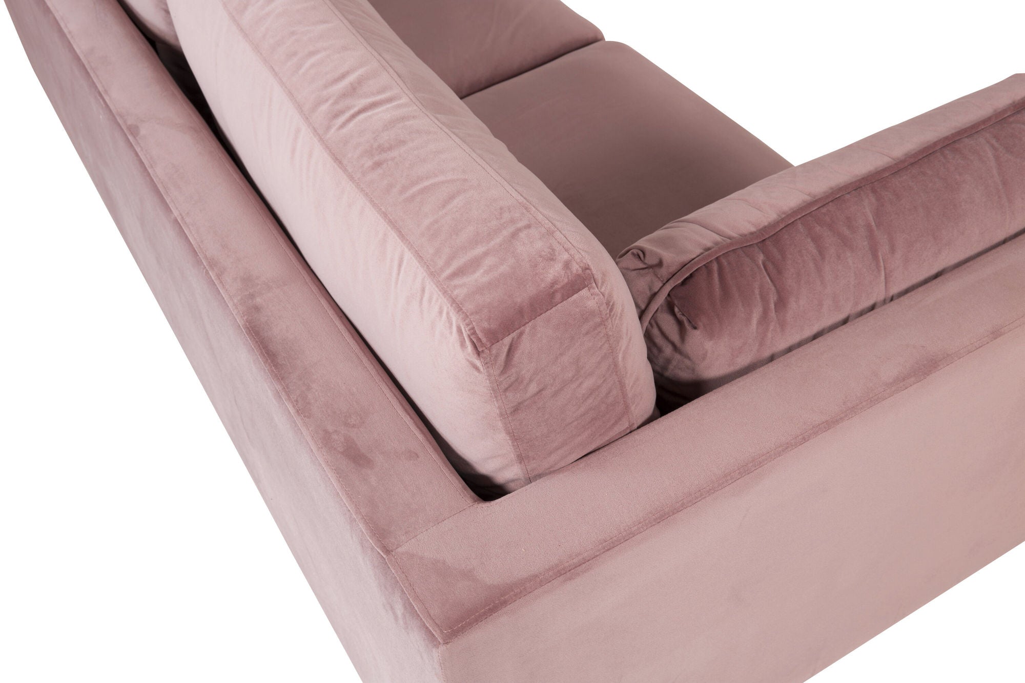 Venture Home Boom - 3 seat sofa Velvet - Dusty pink