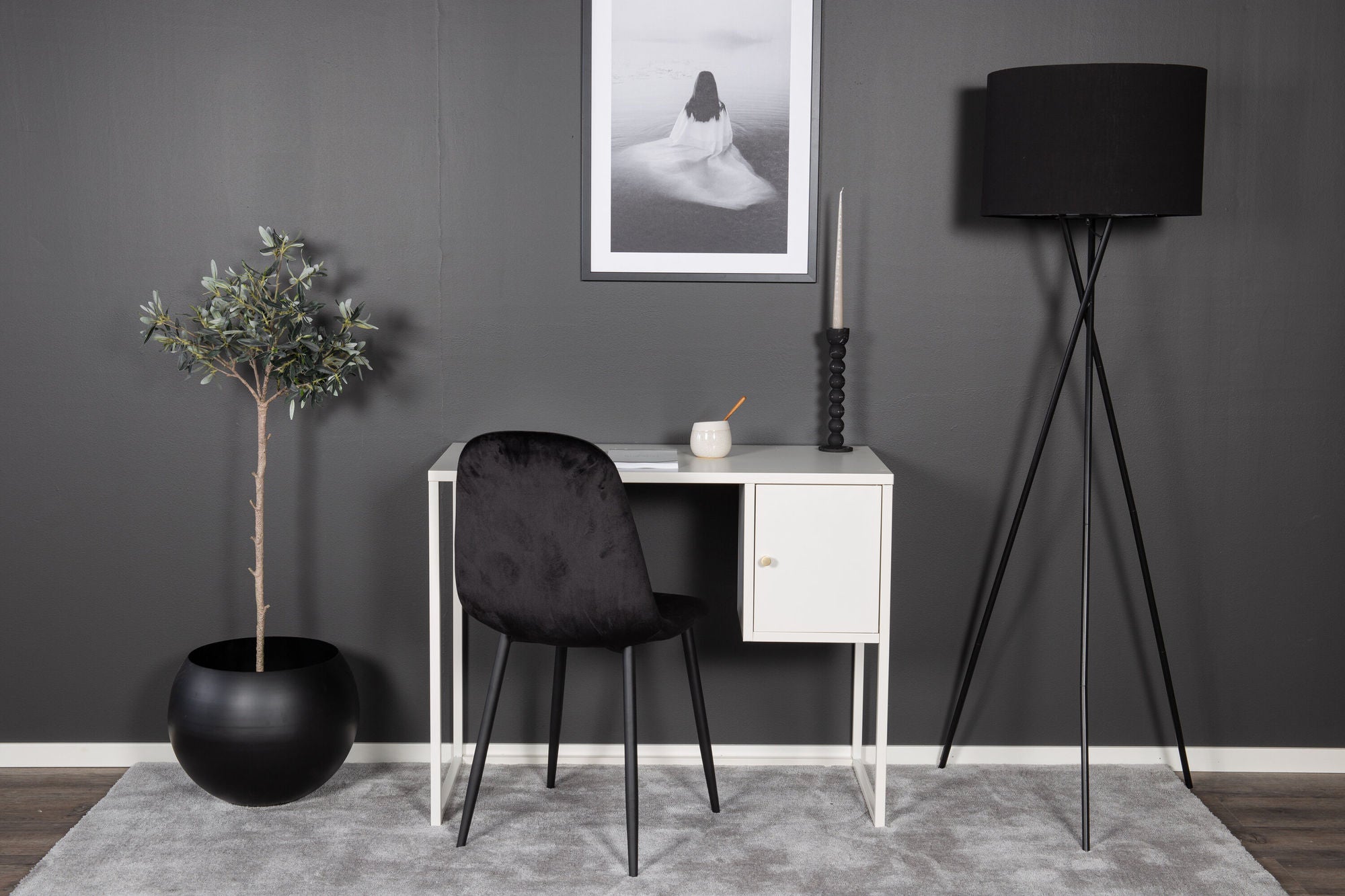 Venture Home Bakal - skrivebord - White - Ersätter 18070-201