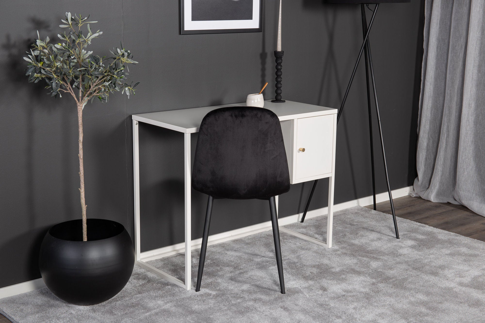 Venture Home Bakal - skrivebord - White - Ersätter 18070-201
