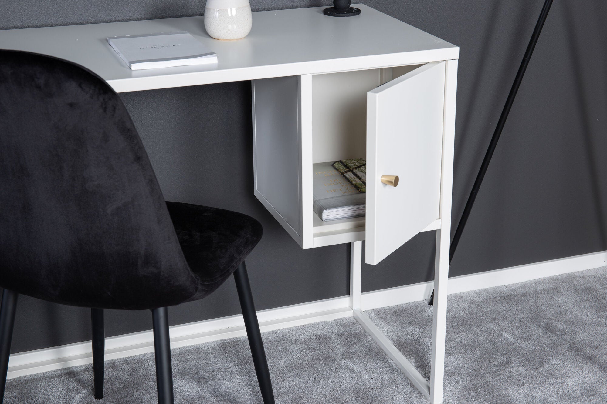 Venture Home Bakal - skrivebord - White - Ersätter 18070-201
