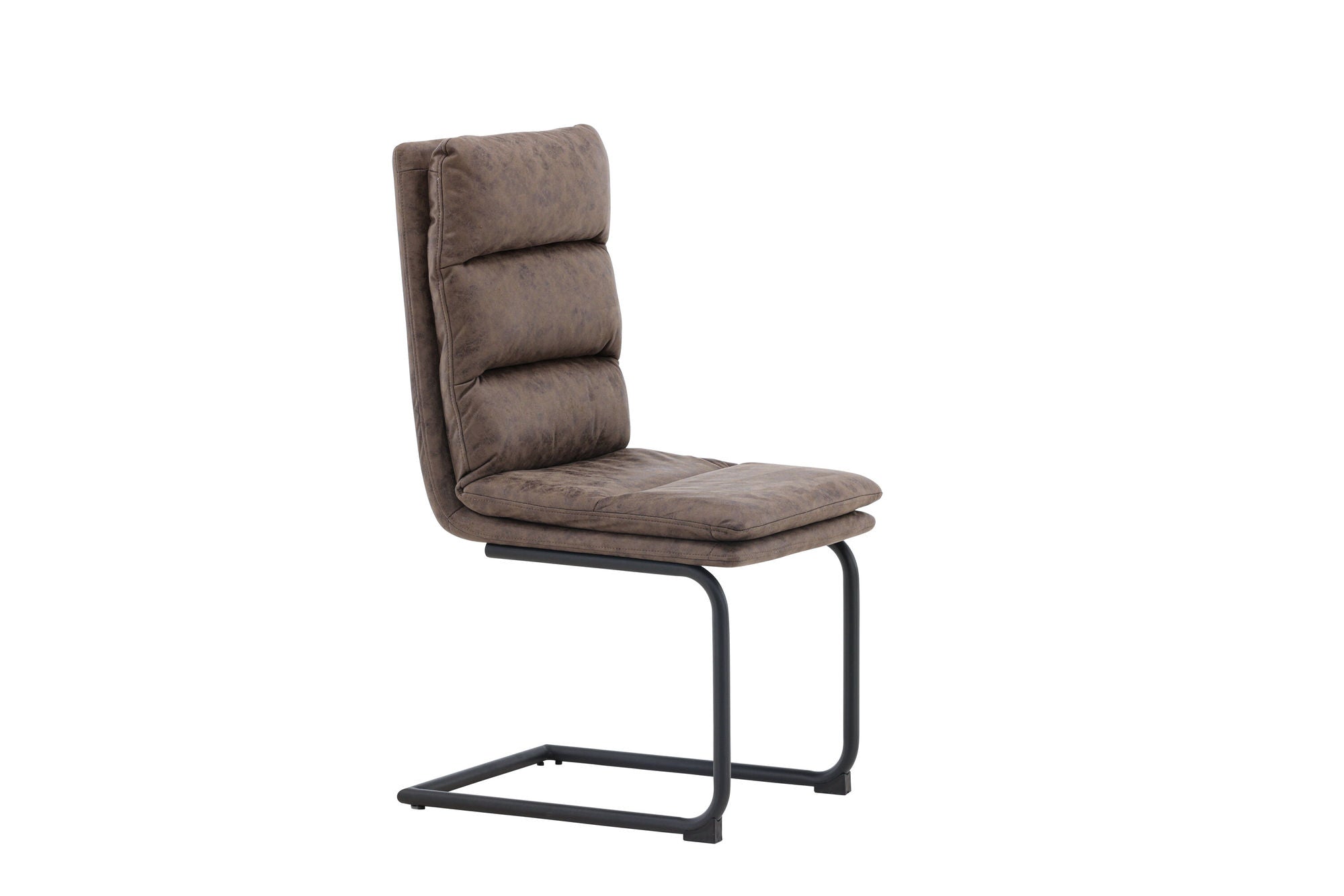 Venture Home Zizo Spisebordsstol 2-pack - Black / Brown Microfiber Fabric