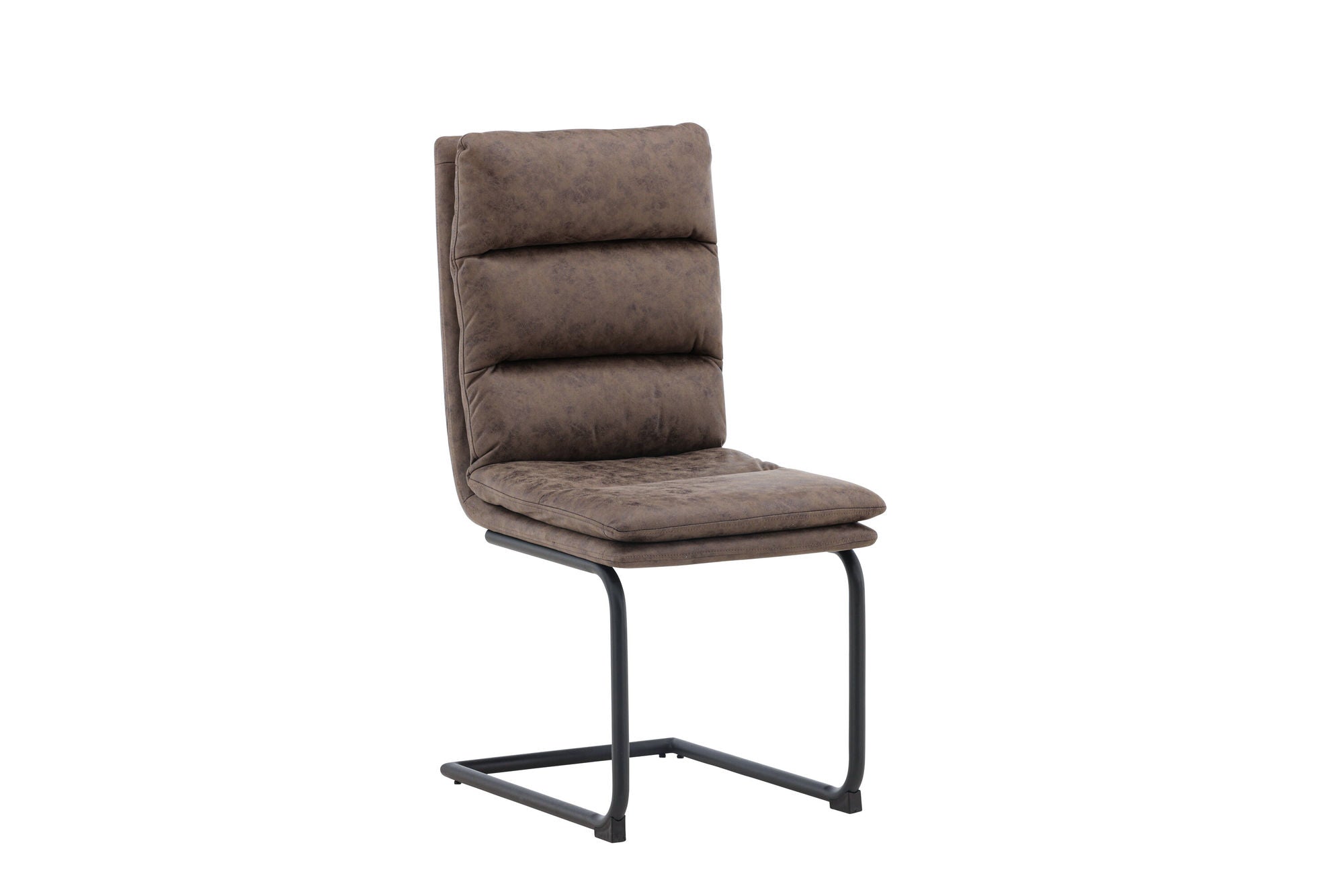 Venture Home Zizo Spisebordsstol 2-pack - Black / Brown Microfiber Fabric