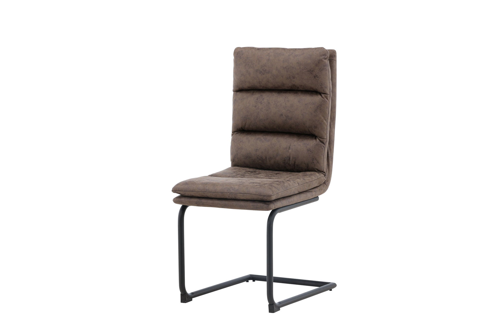 Venture Home Zizo Spisebordsstol 2-pack - Black / Brown Microfiber Fabric