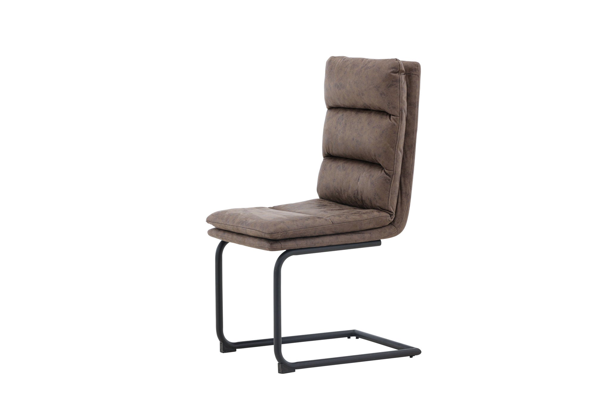 Venture Home Zizo Spisebordsstol 2-pack - Black / Brown Microfiber Fabric