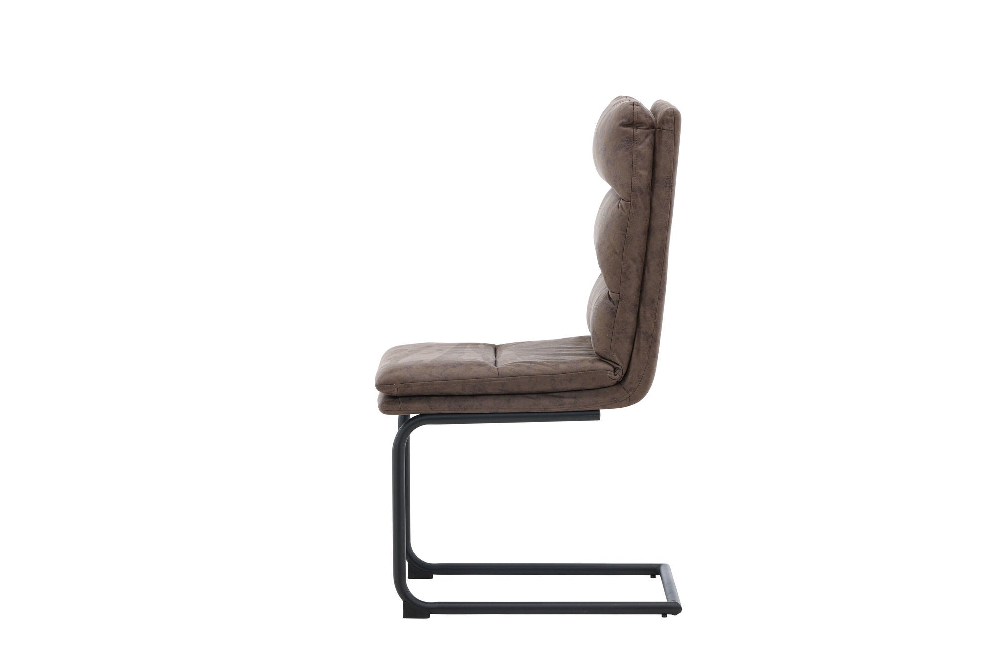 Venture Home Zizo Spisebordsstol 2-pack - Black / Brown Microfiber Fabric