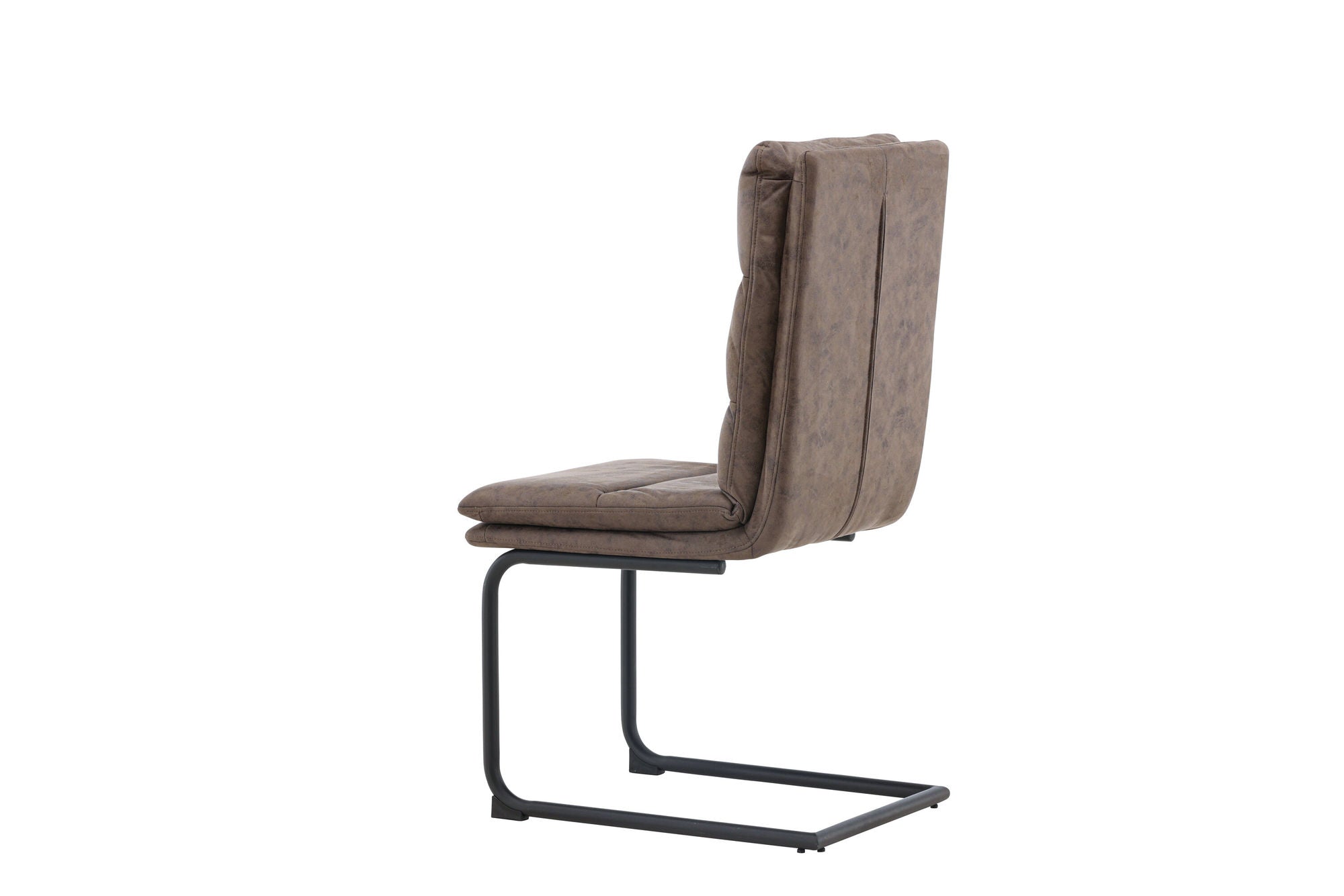 Venture Home Zizo Spisebordsstol 2-pack - Black / Brown Microfiber Fabric