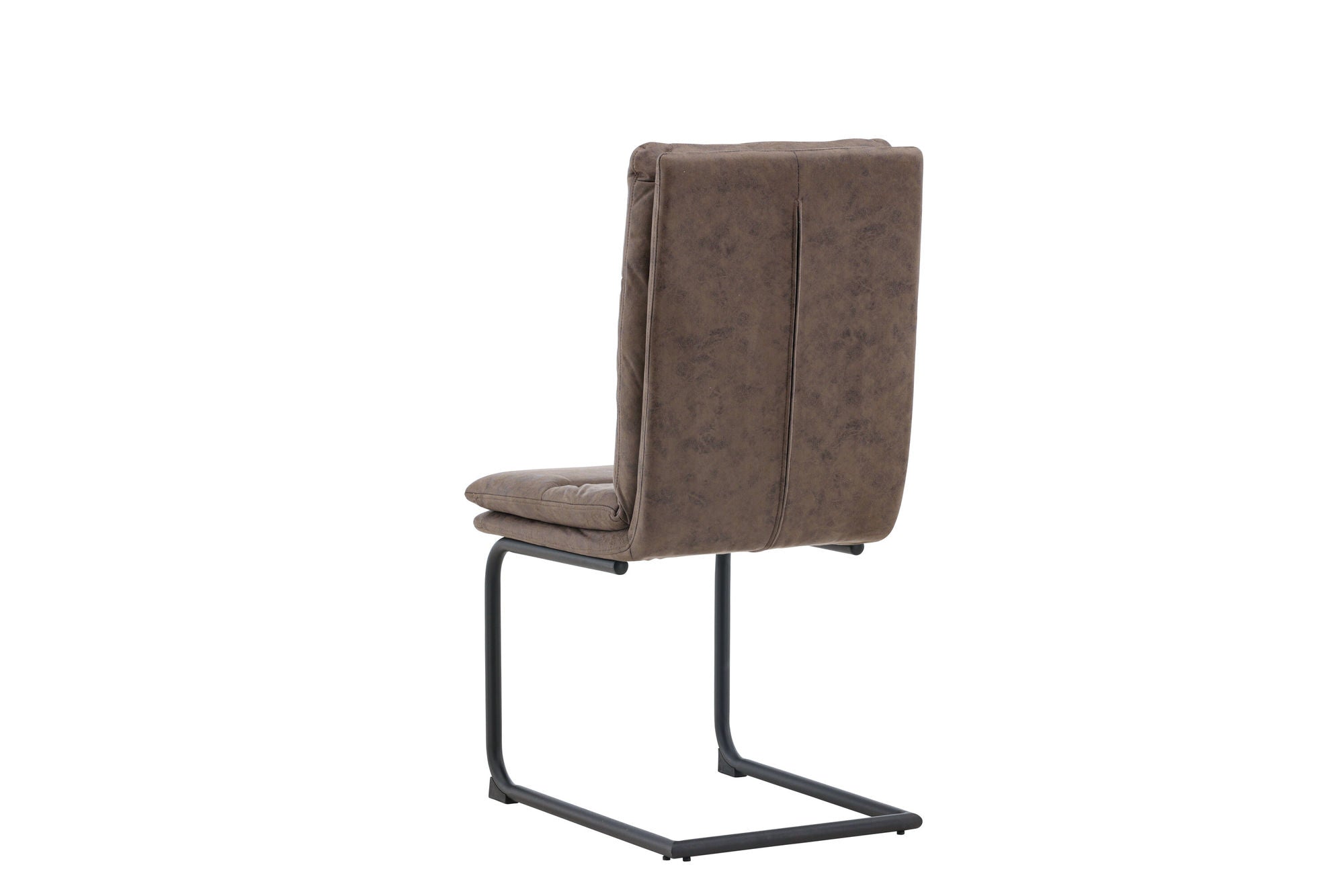 Venture Home Zizo Spisebordsstol 2-pack - Black / Brown Microfiber Fabric