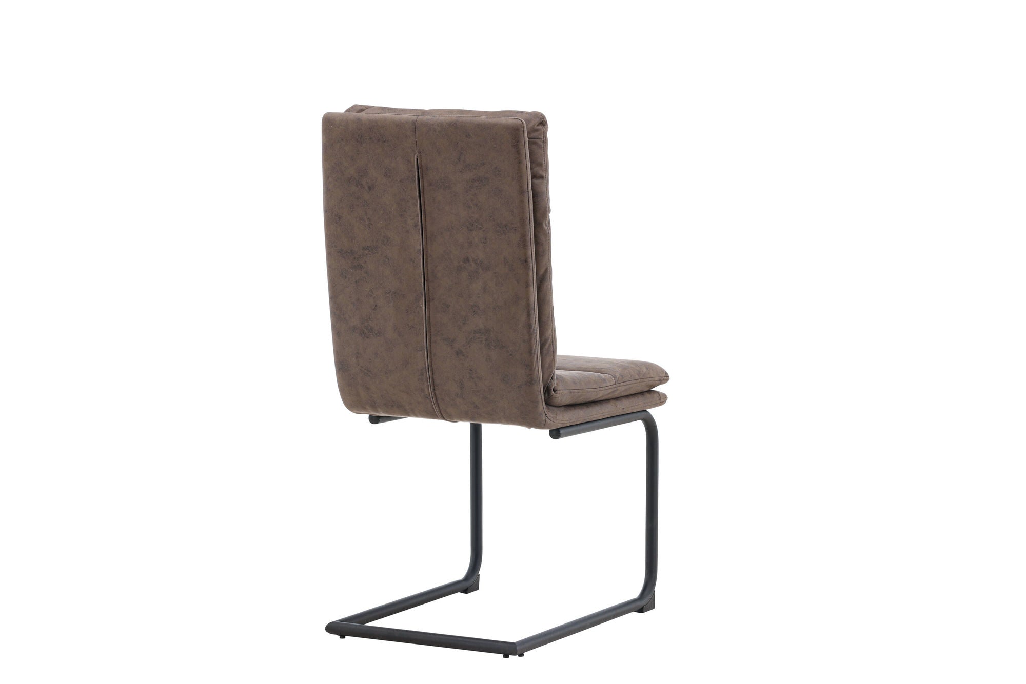 Venture Home Zizo Spisebordsstol 2-pack - Black / Brown Microfiber Fabric