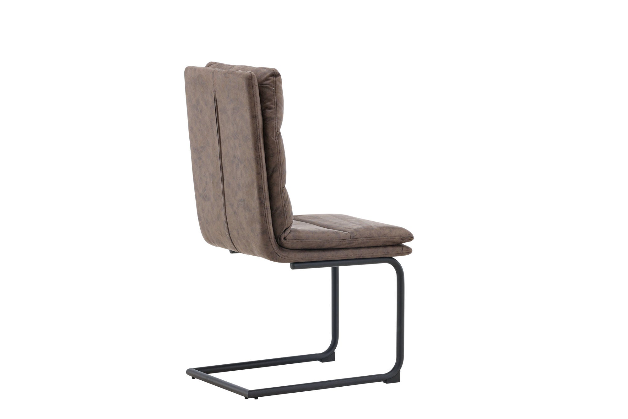 Venture Home Zizo Spisebordsstol 2-pack - Black / Brown Microfiber Fabric