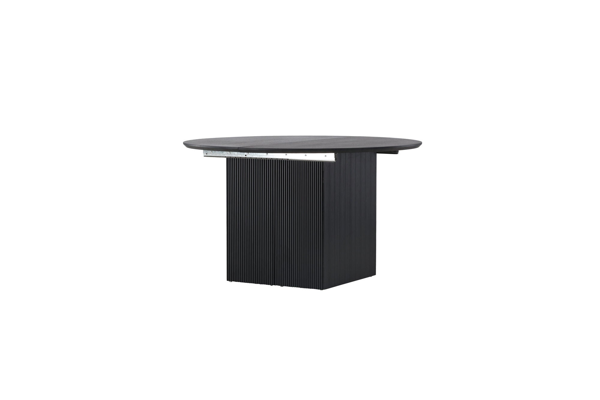Venture Home Matilda spisebord Extendable φ130/180 - Black / MDF with veneer