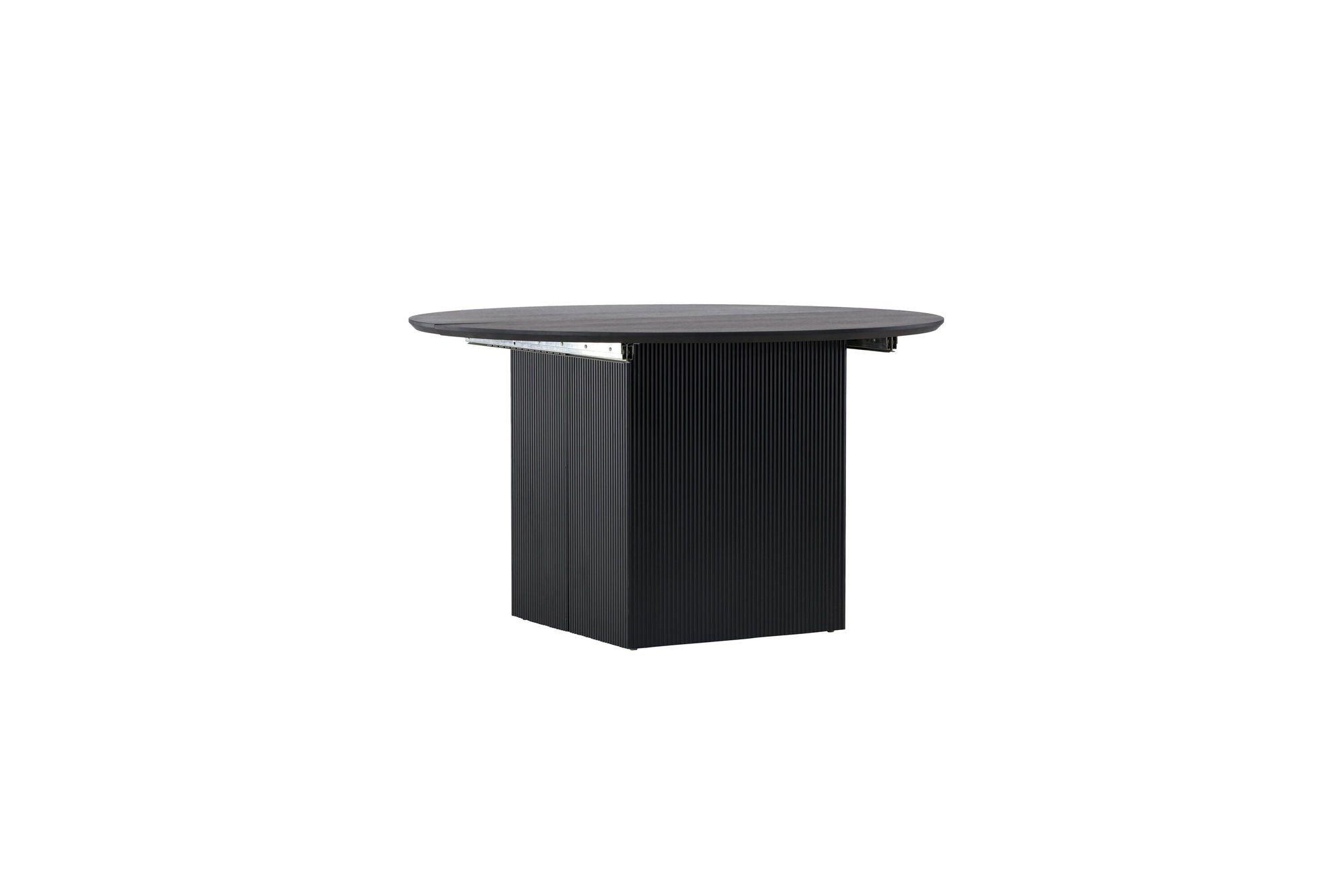 Venture Home Matilda spisebord Extendable φ130/180 - Black / MDF with veneer