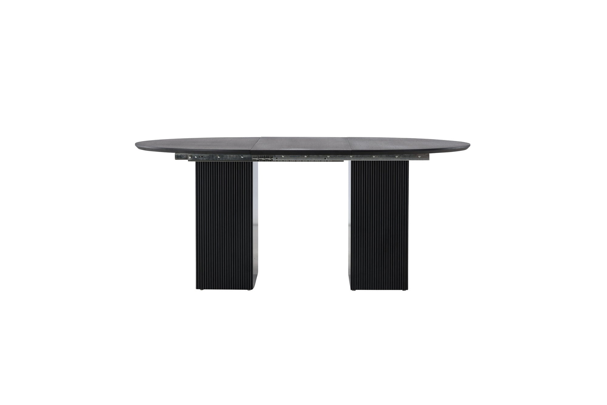 Venture Home Matilda spisebord Extendable φ130/180 - Black / MDF with veneer
