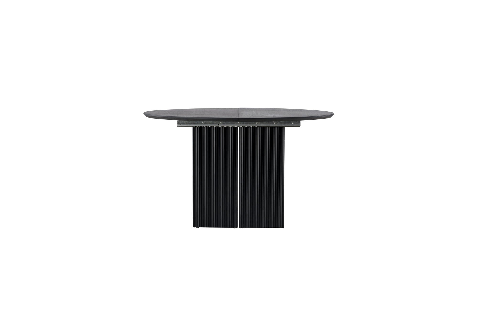 Venture Home Matilda spisebord Extendable φ130/180 - Black / MDF with veneer