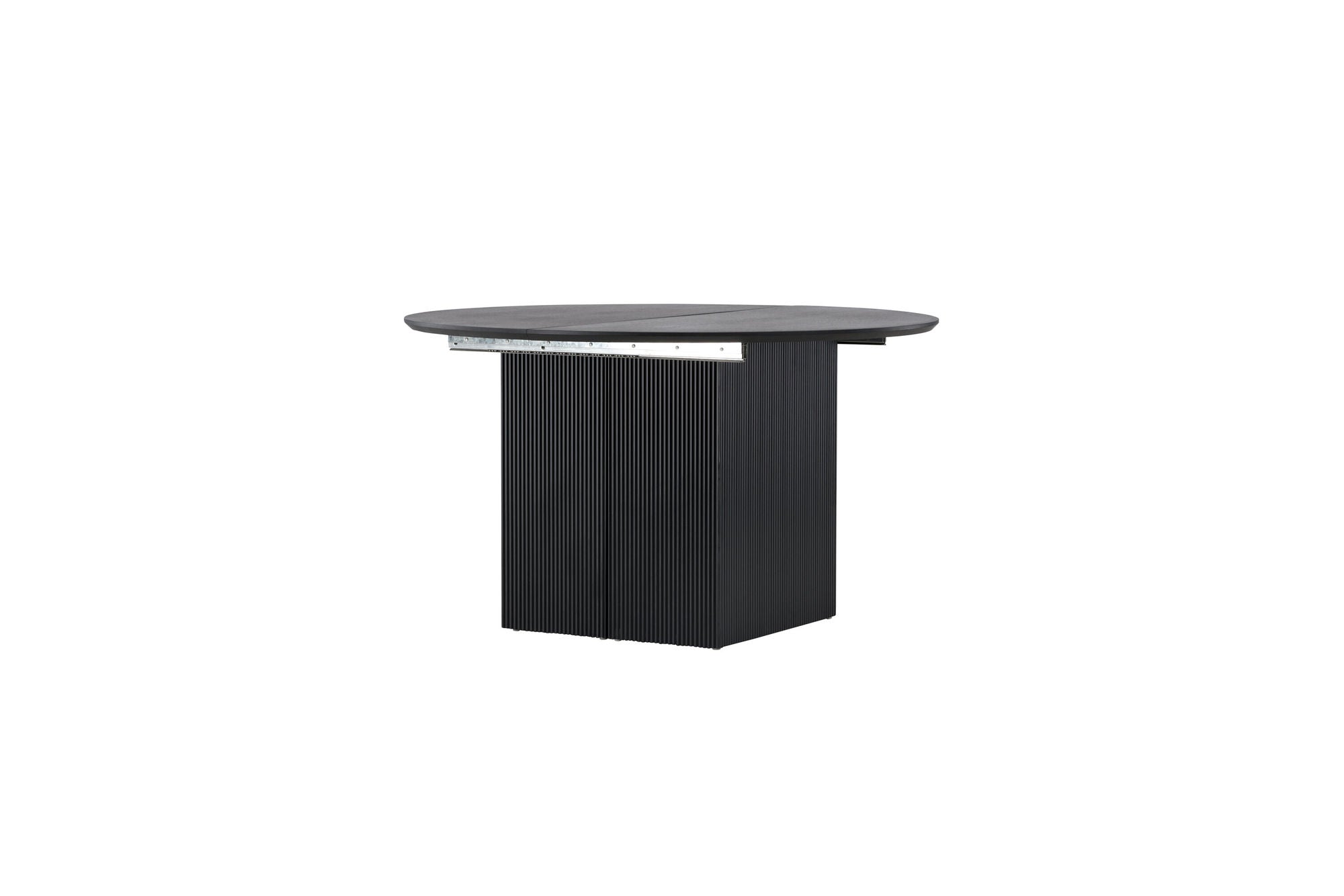 Venture Home Matilda spisebord Extendable φ130/180 - Black / MDF with veneer