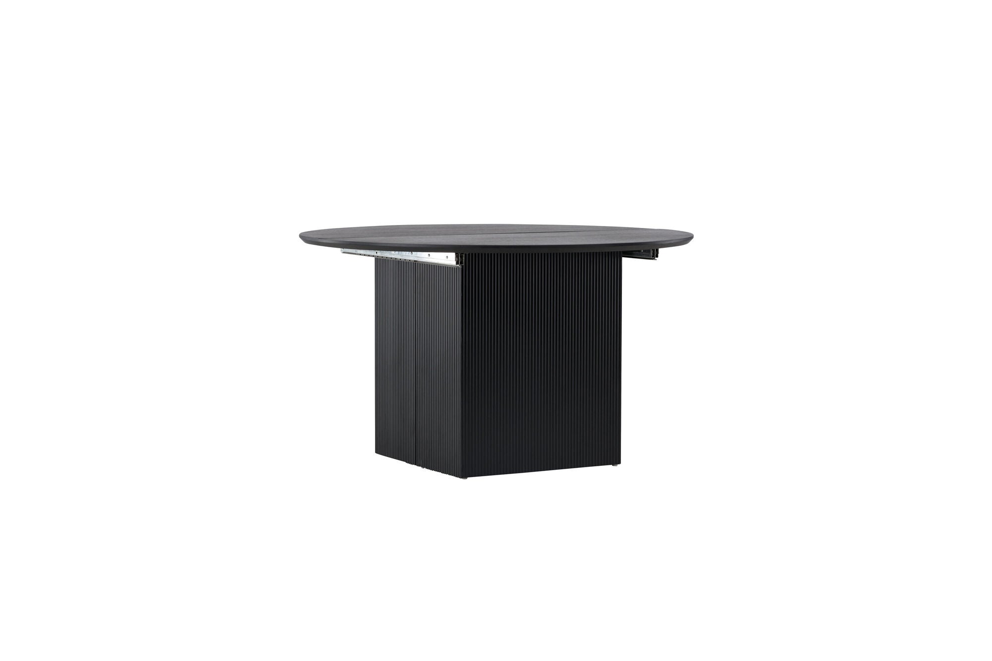 Venture Home Matilda spisebord Extendable φ130/180 - Black / MDF with veneer