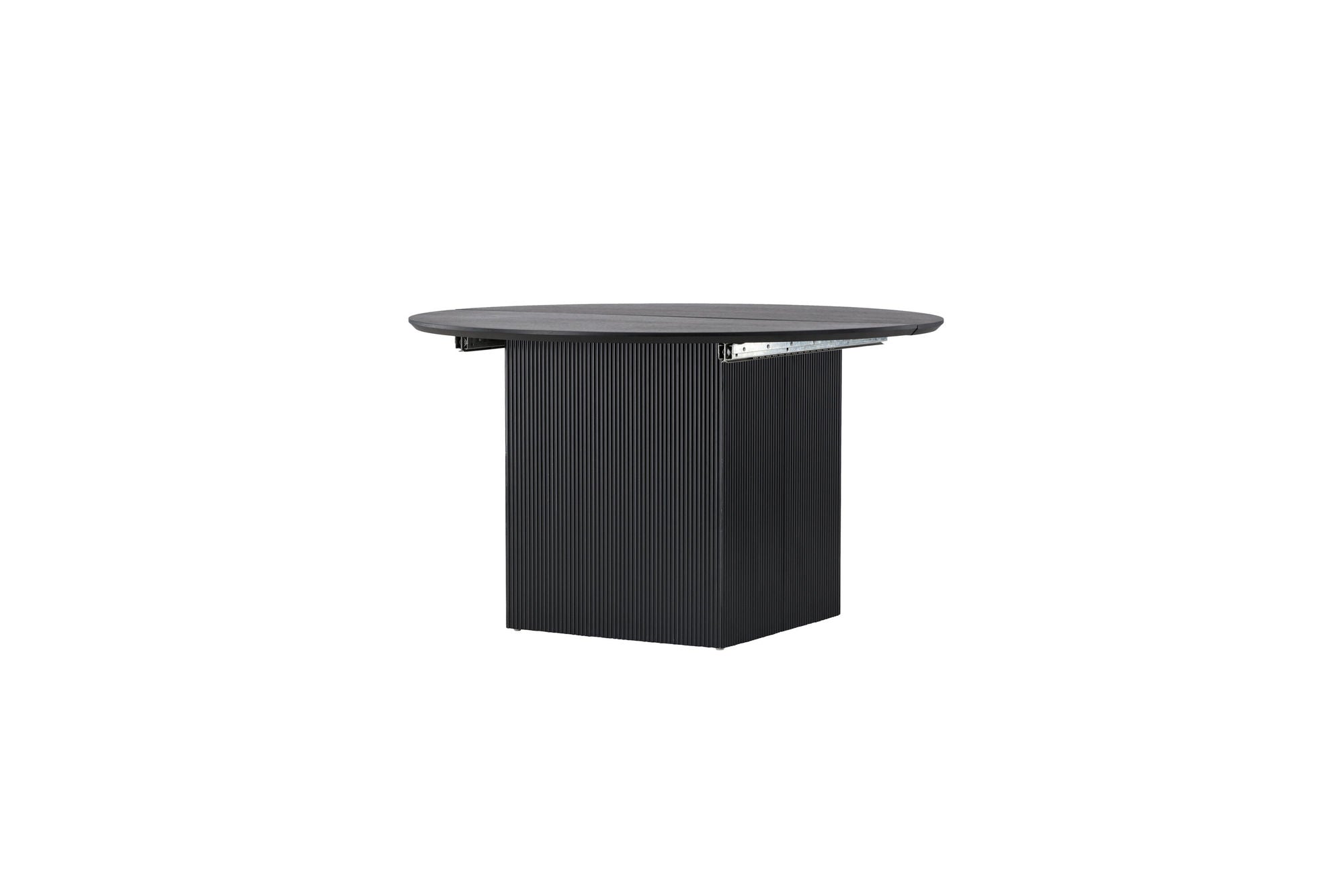 Venture Home Matilda spisebord Extendable φ130/180 - Black / MDF with veneer