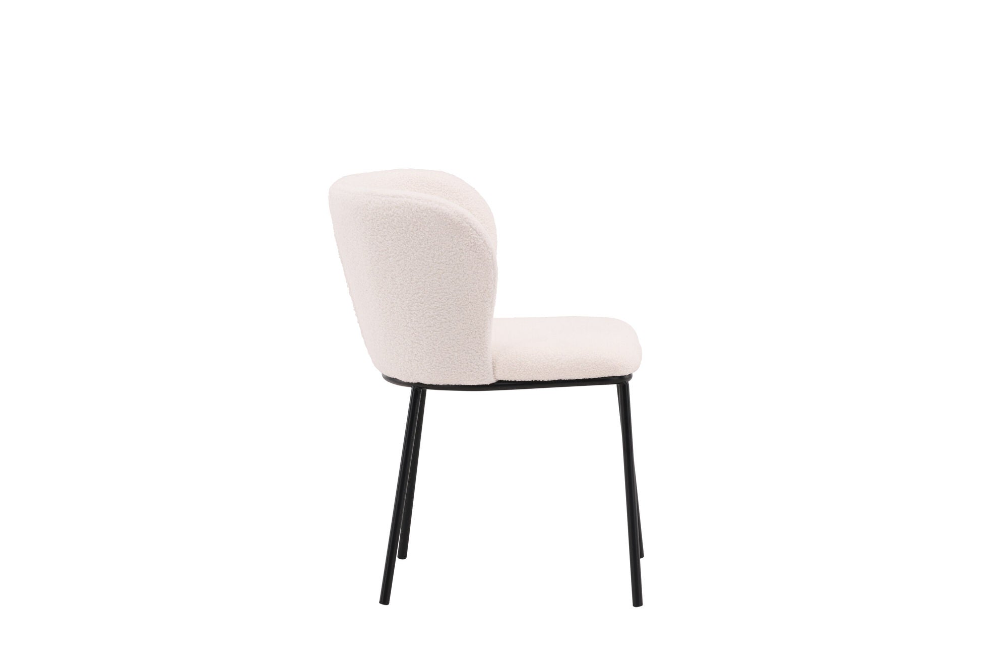 Venture Home Edina Spisebordsstol 2-pack - Black / White Boucle