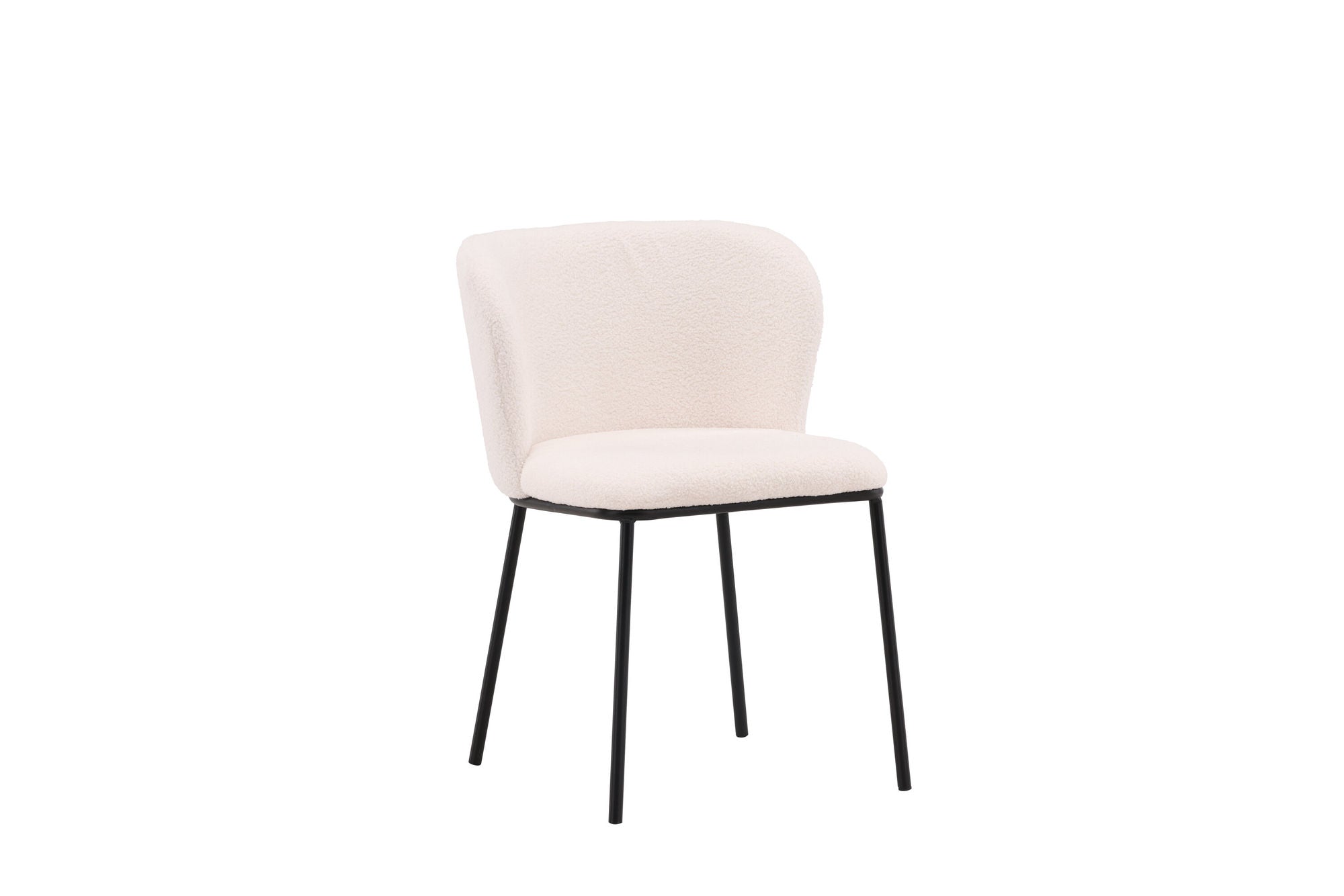 Venture Home Edina Spisebordsstol 2-pack - Black / White Boucle