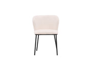 Venture Home Edina Spisebordsstol 2-pack - Black / White Boucle