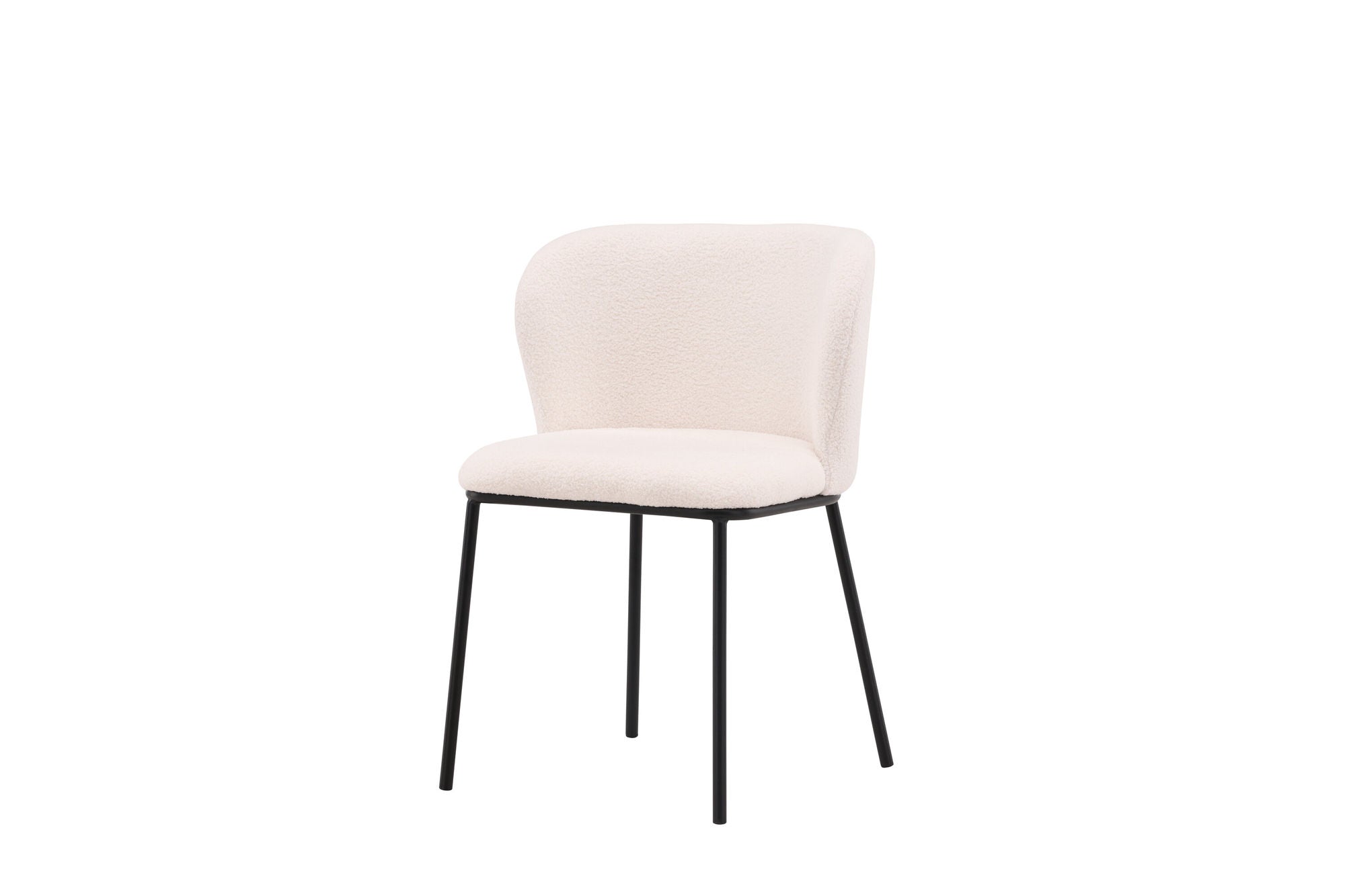 Venture Home Edina Spisebordsstol 2-pack - Black / White Boucle