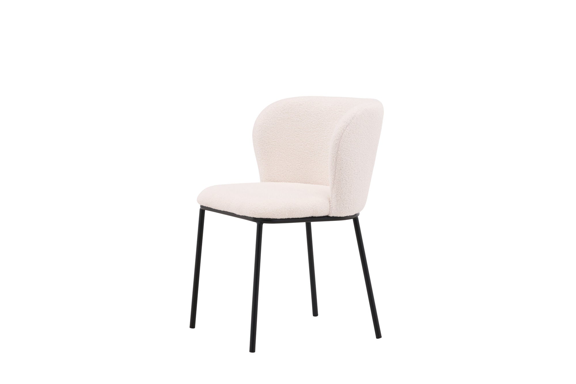 Venture Home Edina Spisebordsstol 2-pack - Black / White Boucle