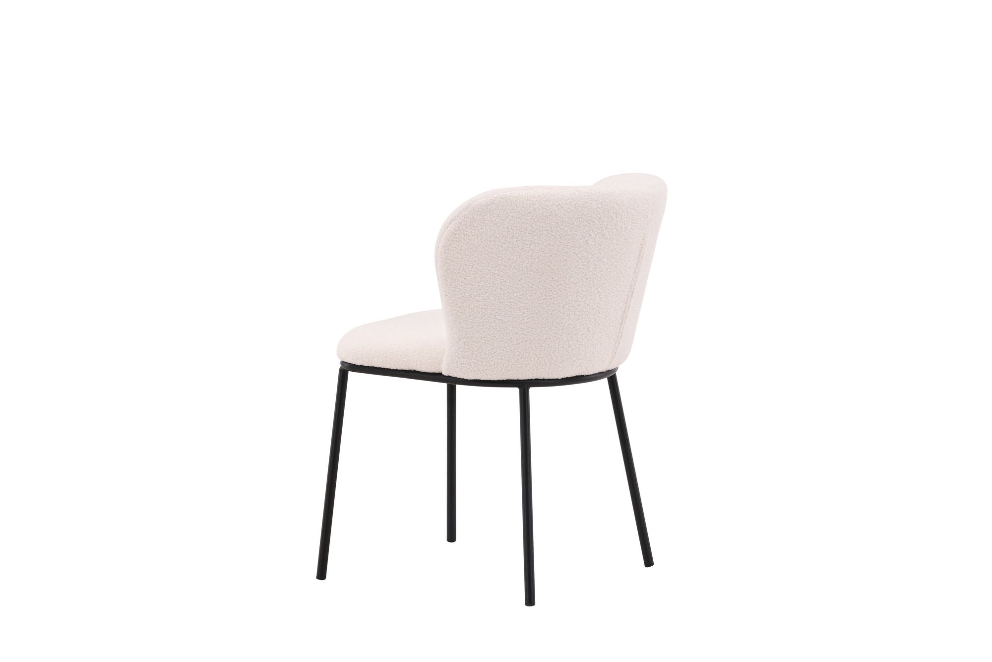 Venture Home Edina Spisebordsstol 2-pack - Black / White Boucle