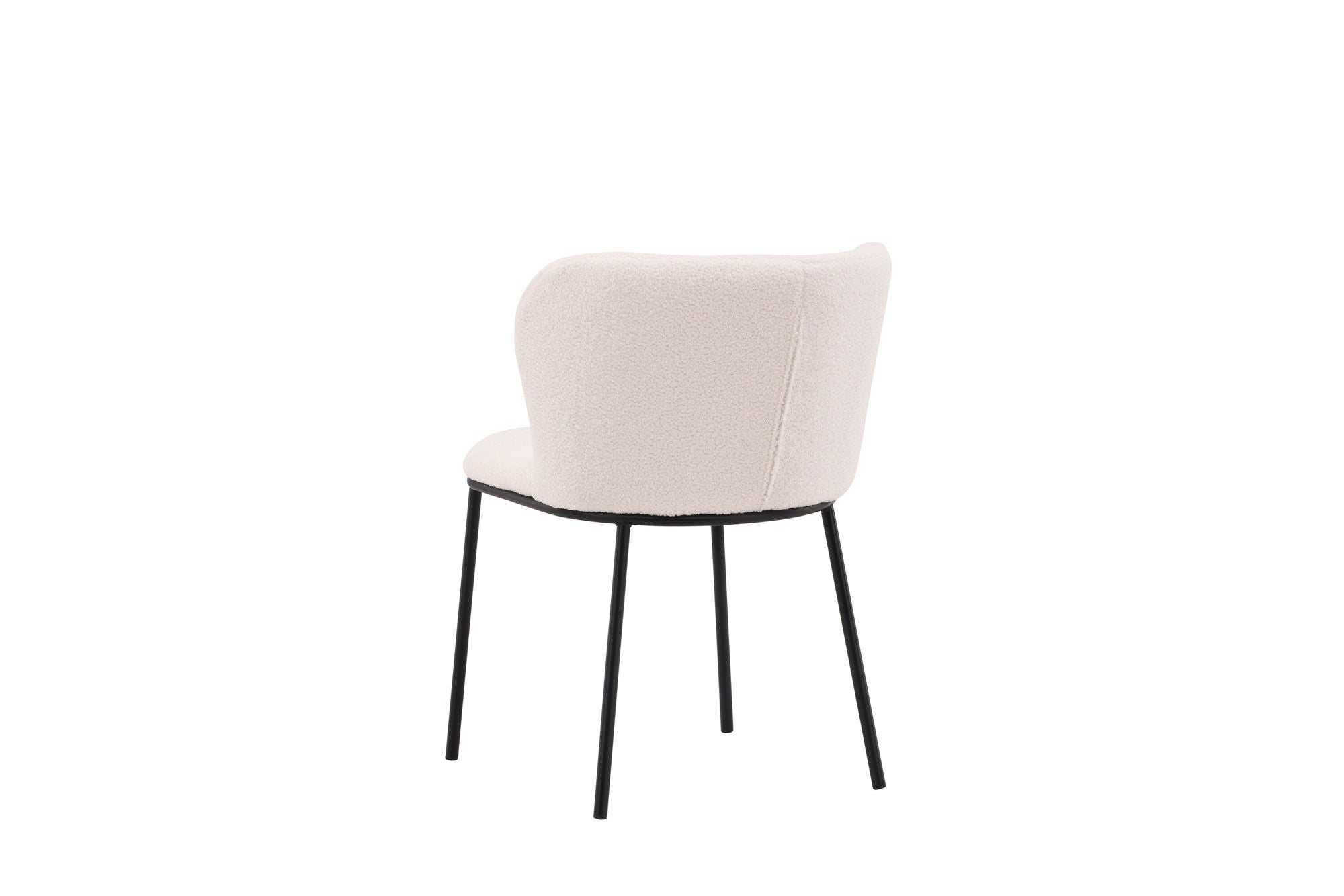 Venture Home Edina Spisebordsstol 2-pack - Black / White Boucle