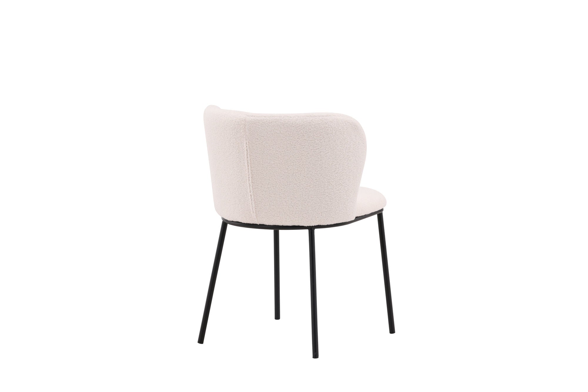 Venture Home Edina Spisebordsstol 2-pack - Black / White Boucle