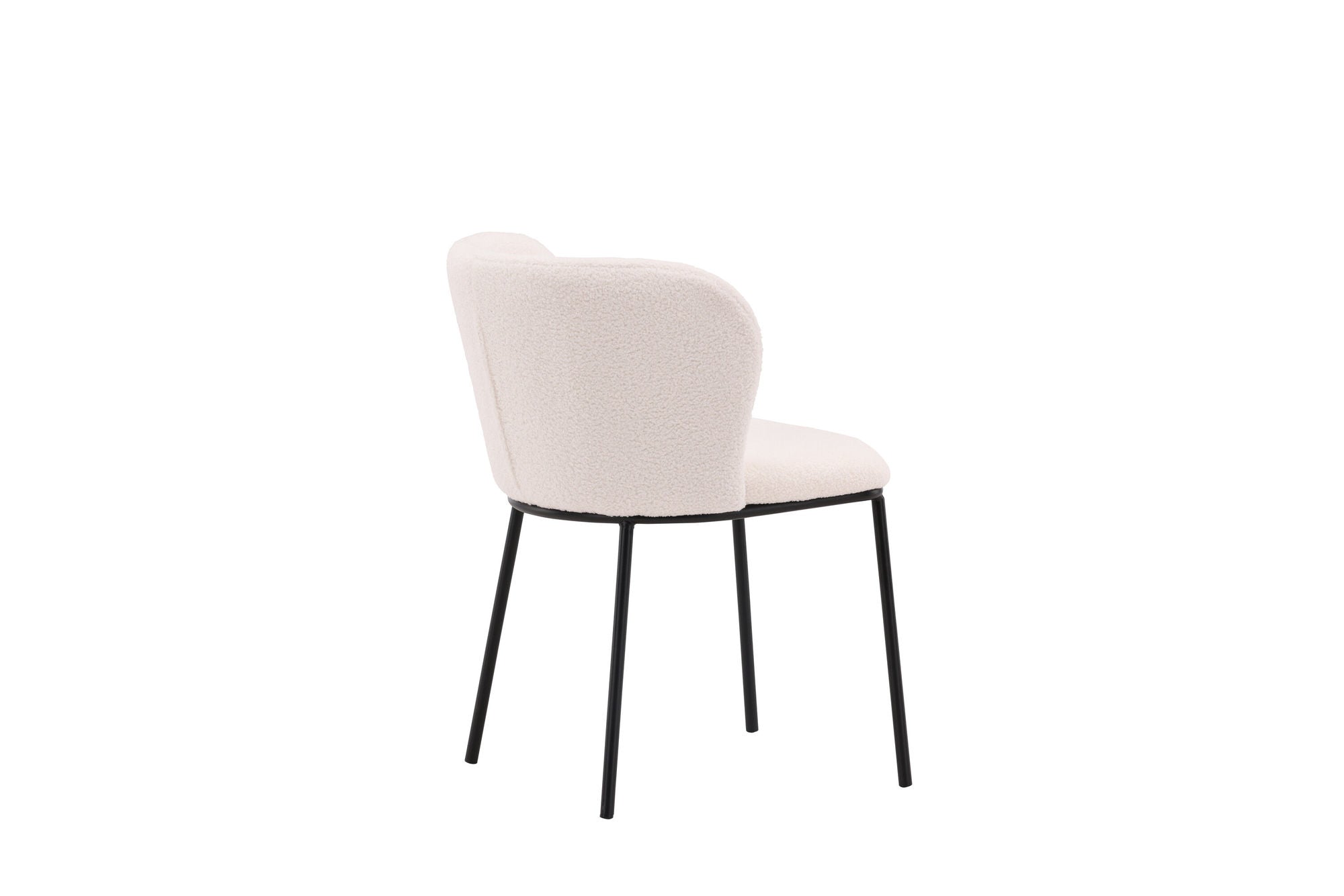 Venture Home Edina Spisebordsstol 2-pack - Black / White Boucle