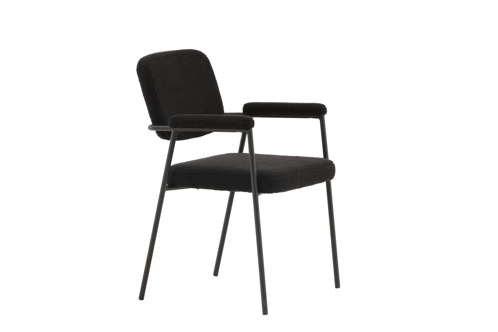 Venture Home Yesterday Spisebordsstol 2-pack - Black / Black Boucle