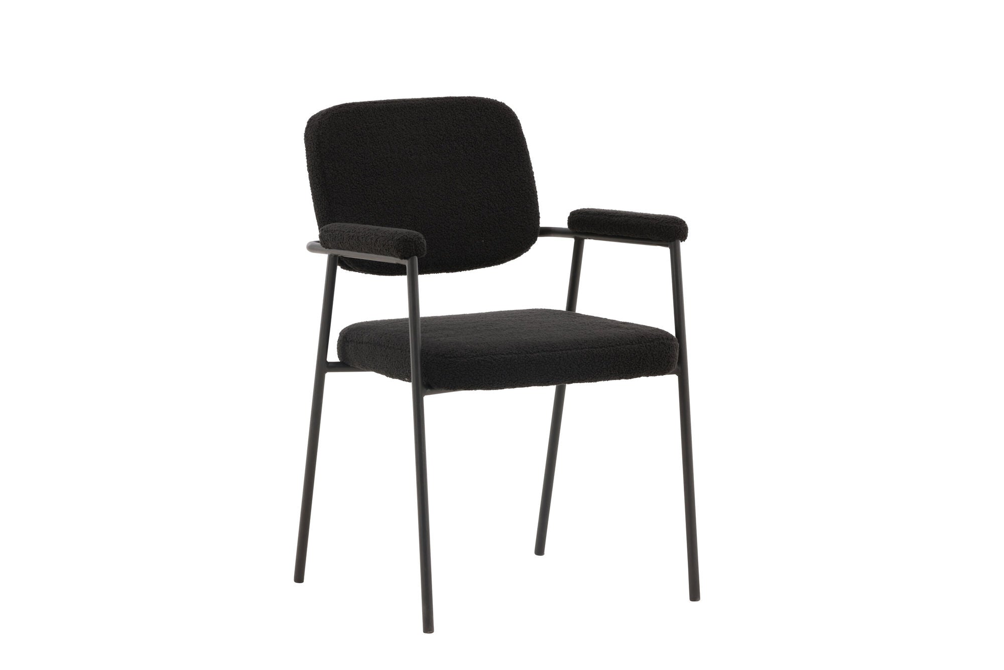 Venture Home Yesterday Spisebordsstol 2-pack - Black / Black Boucle