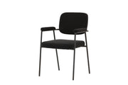 Venture Home Yesterday Spisebordsstol 2-pack - Black / Black Boucle