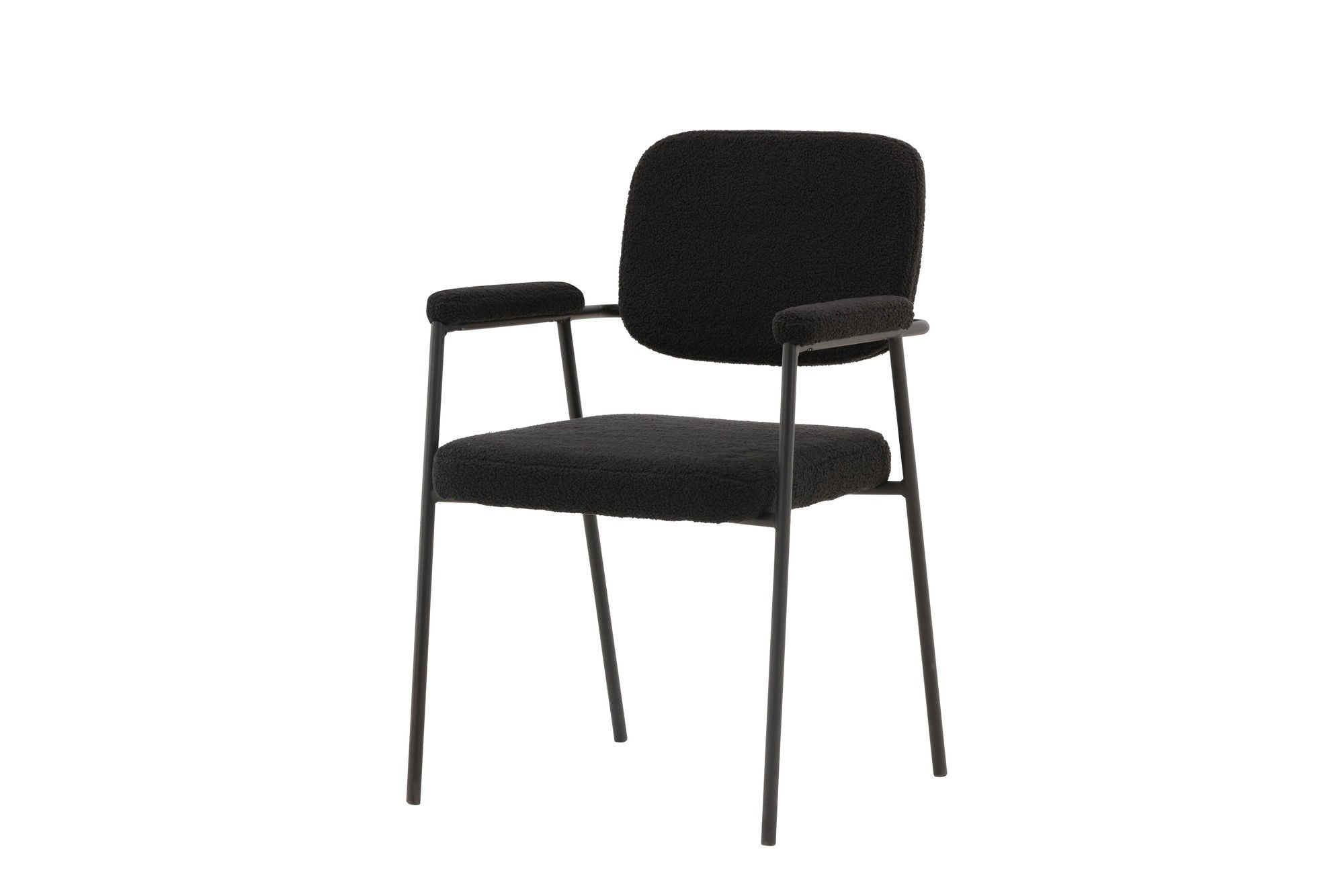 Venture Home Yesterday Spisebordsstol 2-pack - Black / Black Boucle
