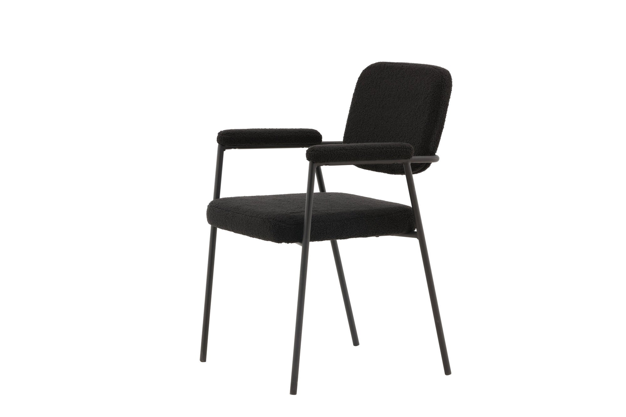 Venture Home Yesterday Spisebordsstol 2-pack - Black / Black Boucle